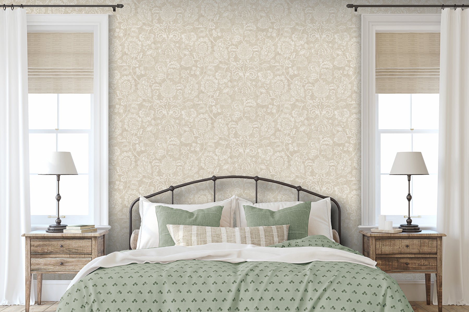 verity-neutral-jacobean-trail-wallpaper-york-wallcoverings-ah100194ah - York Wallcoverings Papel pintado