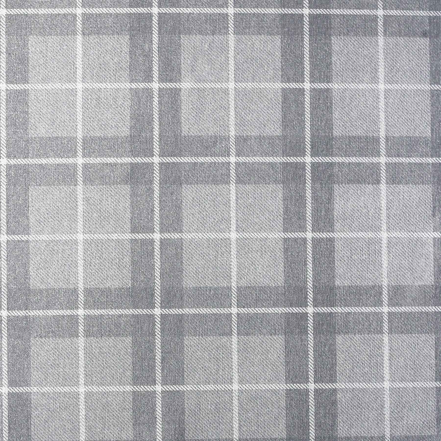 Hudson Grey Checkered Plaid Wallpaper - York Wallcoverings - AH251906 - York Wallcoverings Wallpaper
