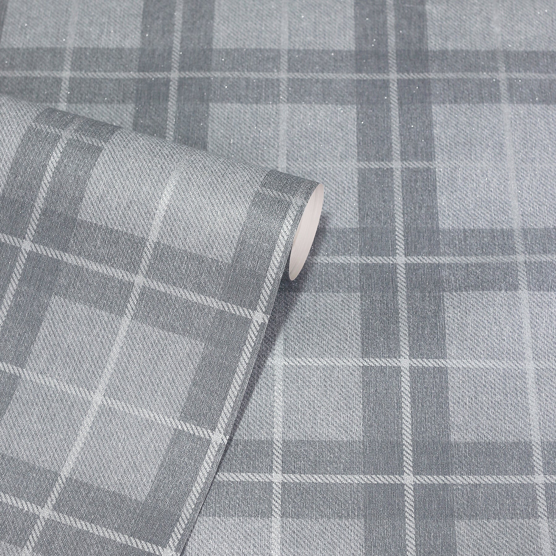 hudson-grey-checkered-plaid-wallpaper-york-wallcoverings-ah251906 - York Wallcoverings Papel pintado