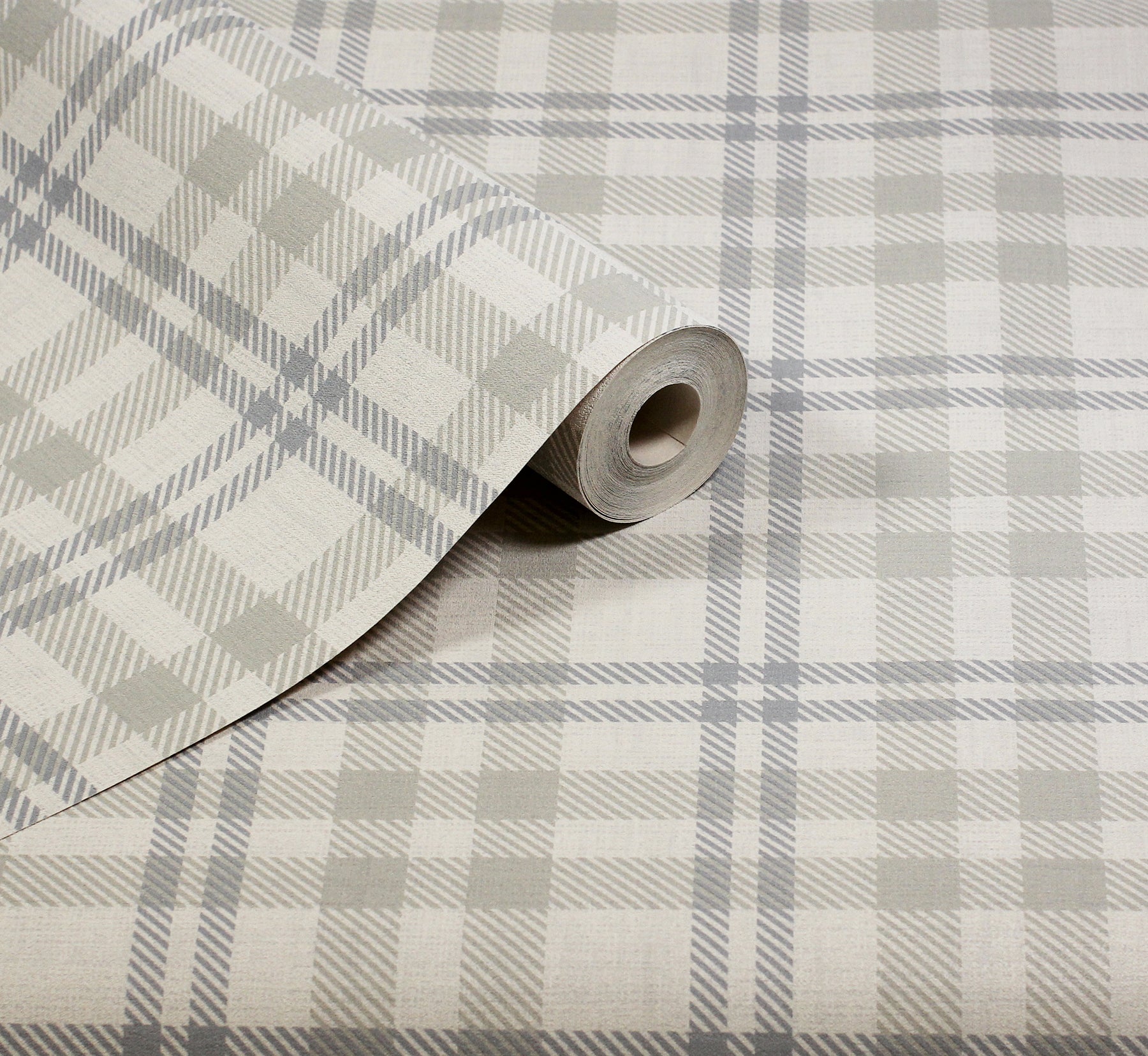 corrine-neutral-countryside-check-wallpaper-york-wallcoverings-ah294606 - York Wallcoverings Wallpaper
