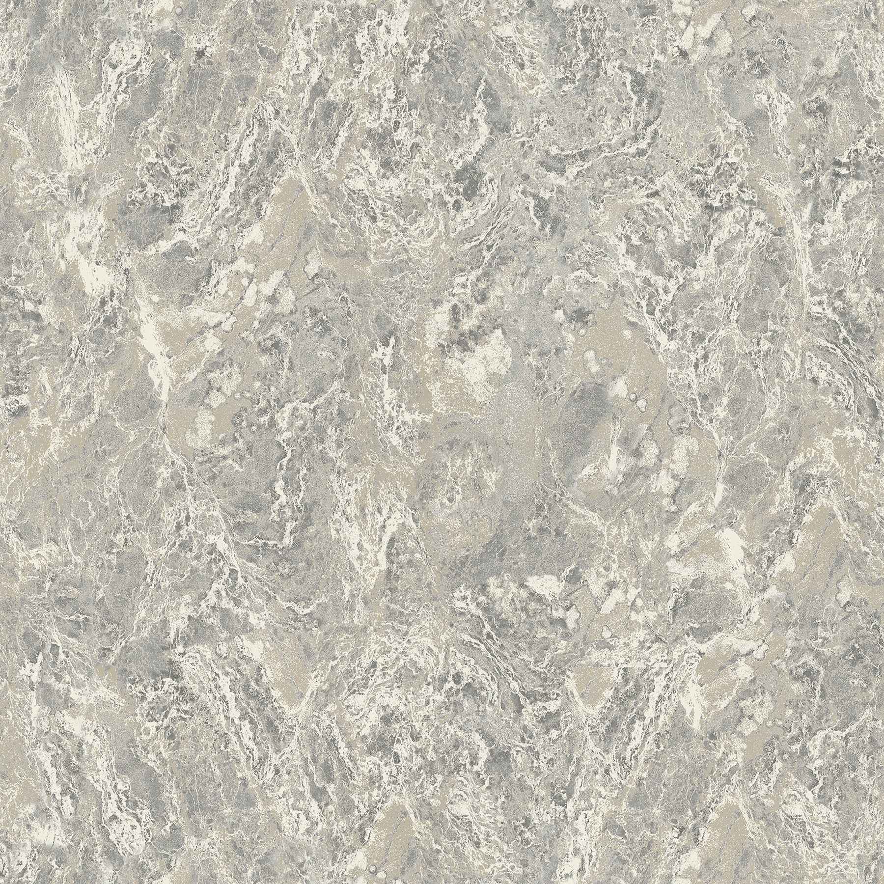 Evonne Charcoal Marble Patina Wallpaper - York Wallcoverings - AH296706