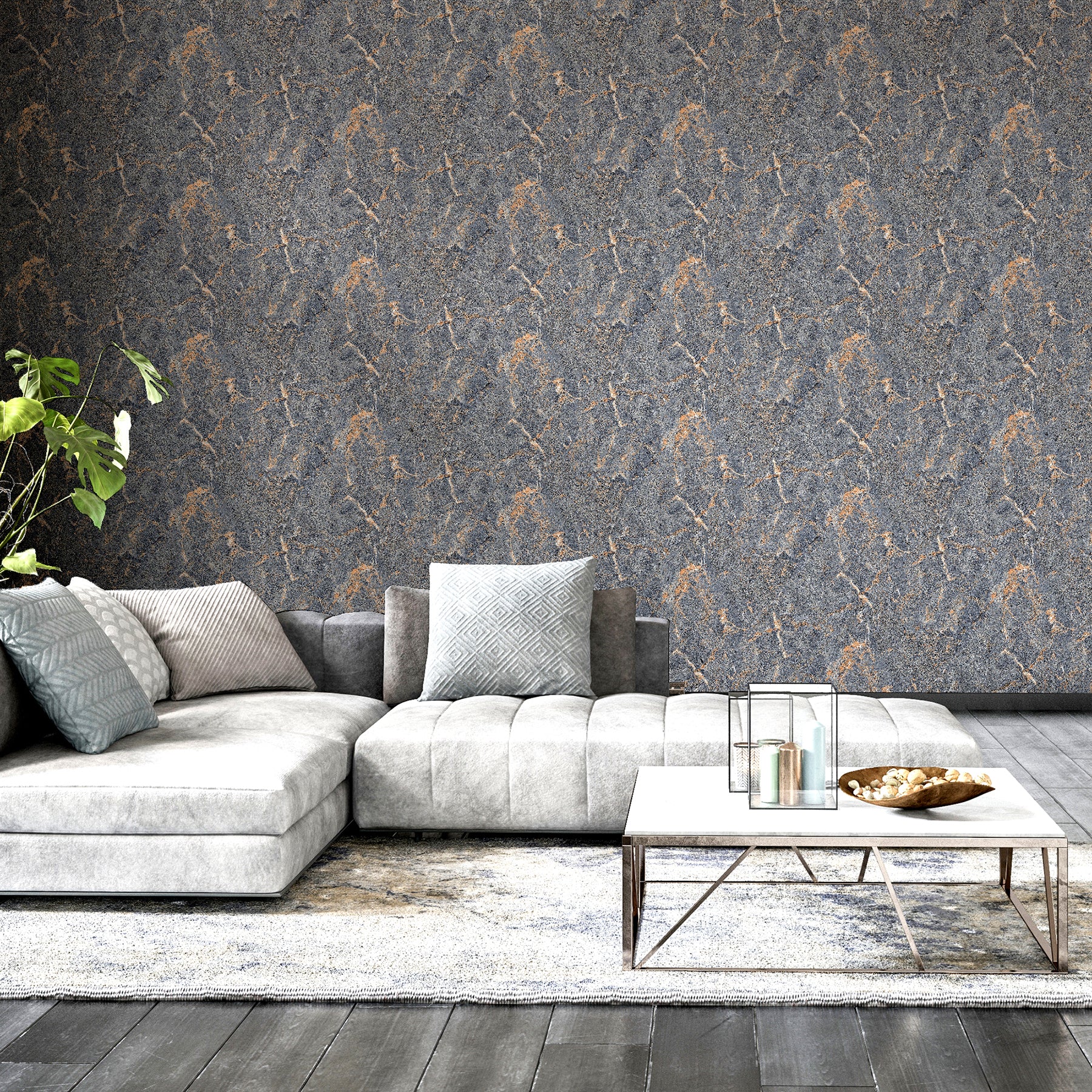 darcel-grey-granite-wallpaper-york-wallcoverings-ah296708 - York Wallcoverings Papel pintado