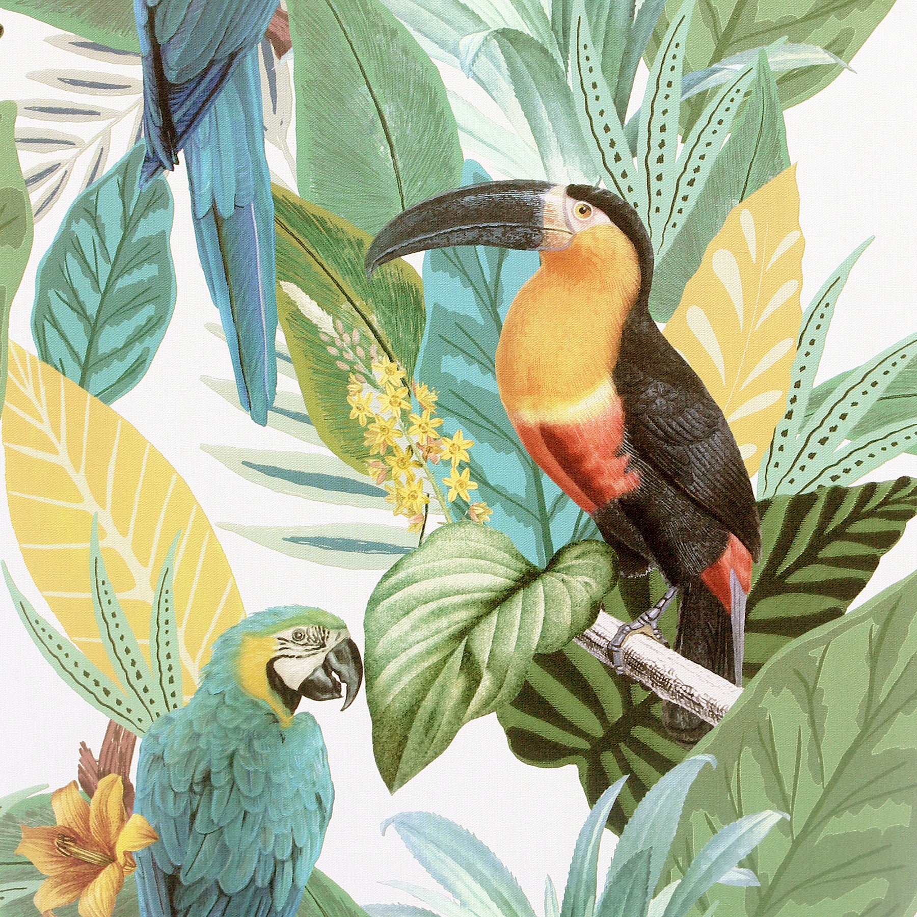 trudie-multicolor-toucan-macaw-wallpaper-york-wallcoverings-ah296803 - York Wallcoverings Wallpaper