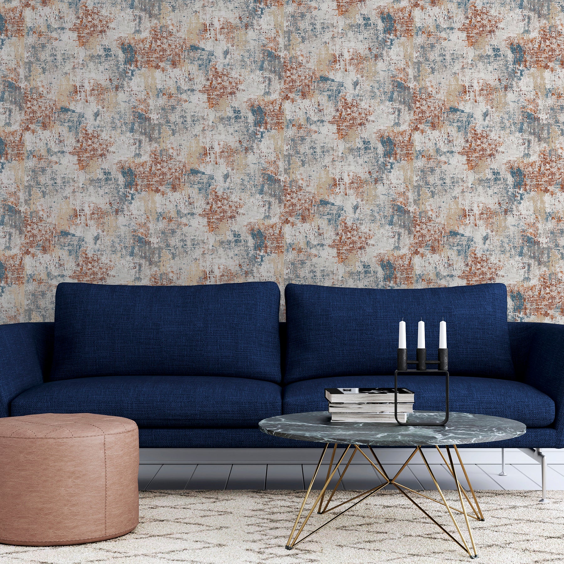 sergio-rust-abstract-texture-wallpaper-york-wallcoverings-ah297406 - York Wallcoverings Papel pintado