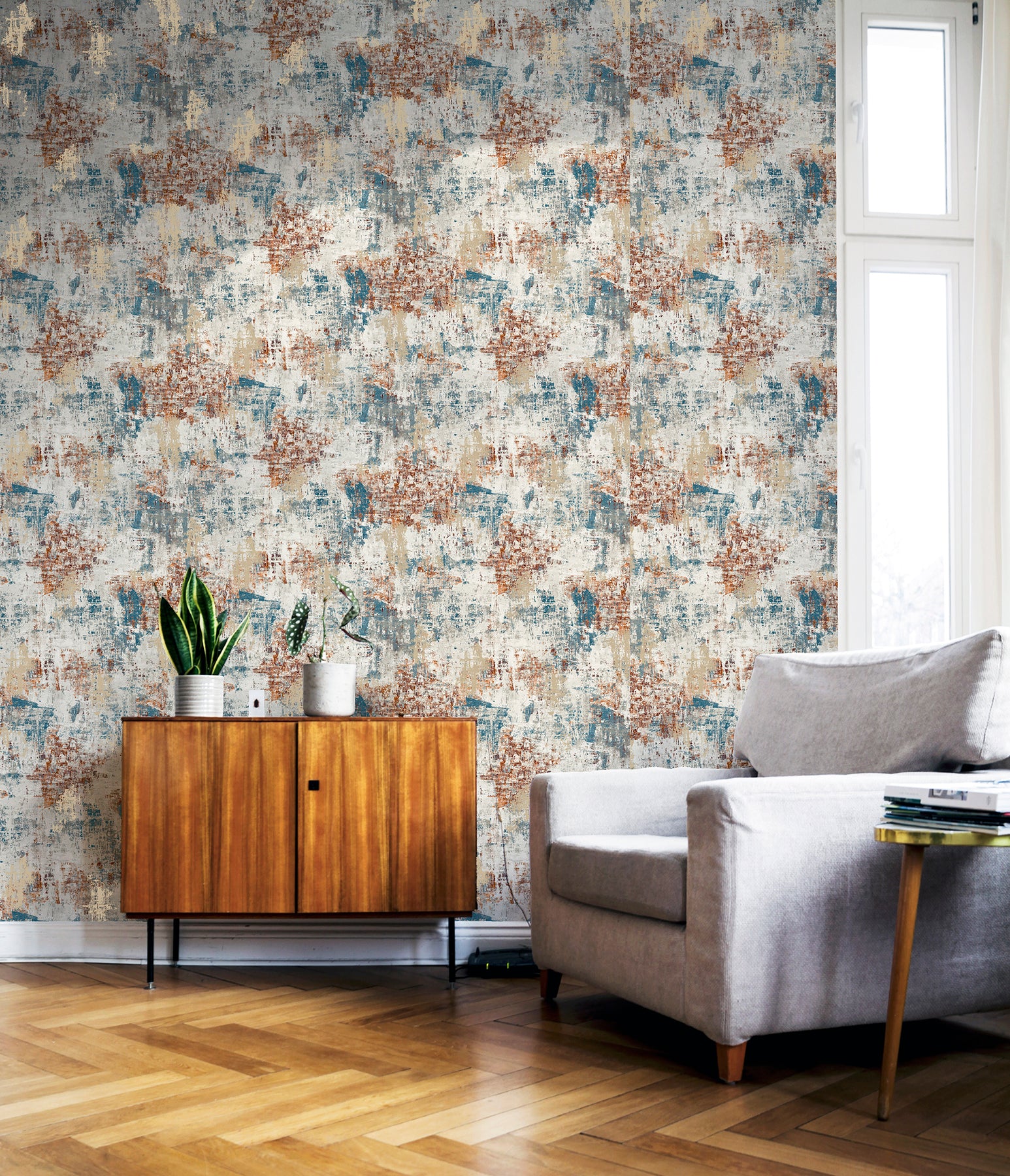 sergio-rust-abstract-texture-wallpaper-york-wallcoverings-ah297406 - York Wallcoverings Papel pintado