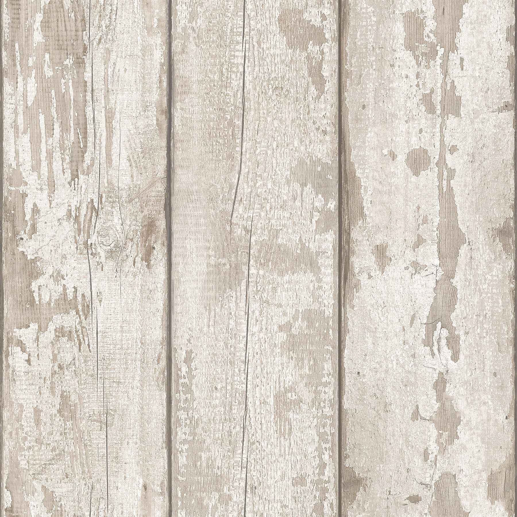 Ambrose Cream Wood Plank Wallpaper - York Wallcoverings - AH694700