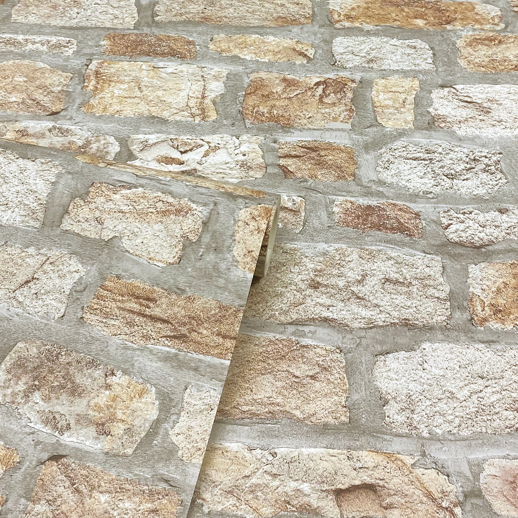 atticus-neutral-country-stone-wallpaper-york-wallcoverings-ah696500 - York Wallcoverings Wallpaper