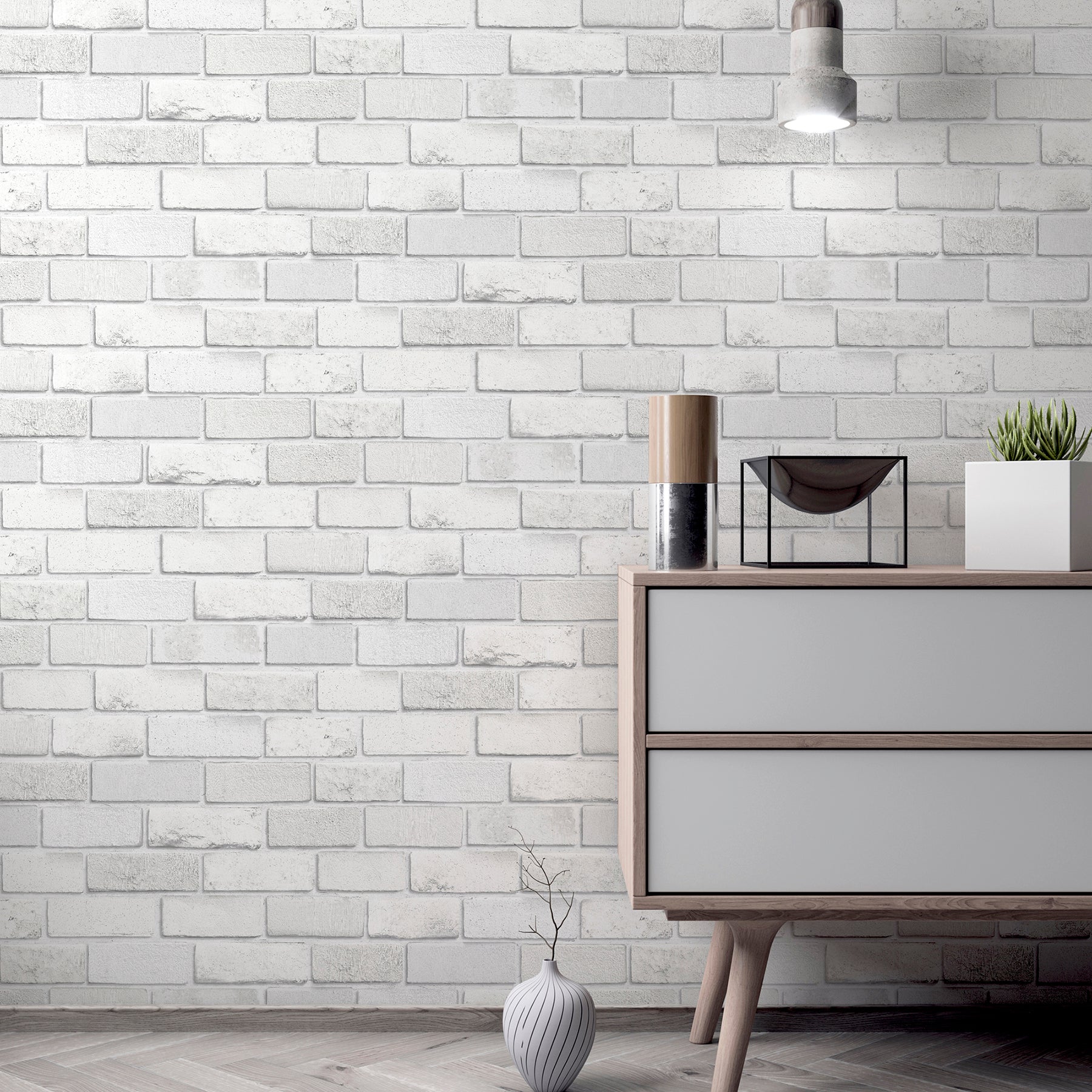 irving-white-diamond-brick-wallpaper-york-wallcoverings-ah902009 - York Wallcoverings Papel pintado