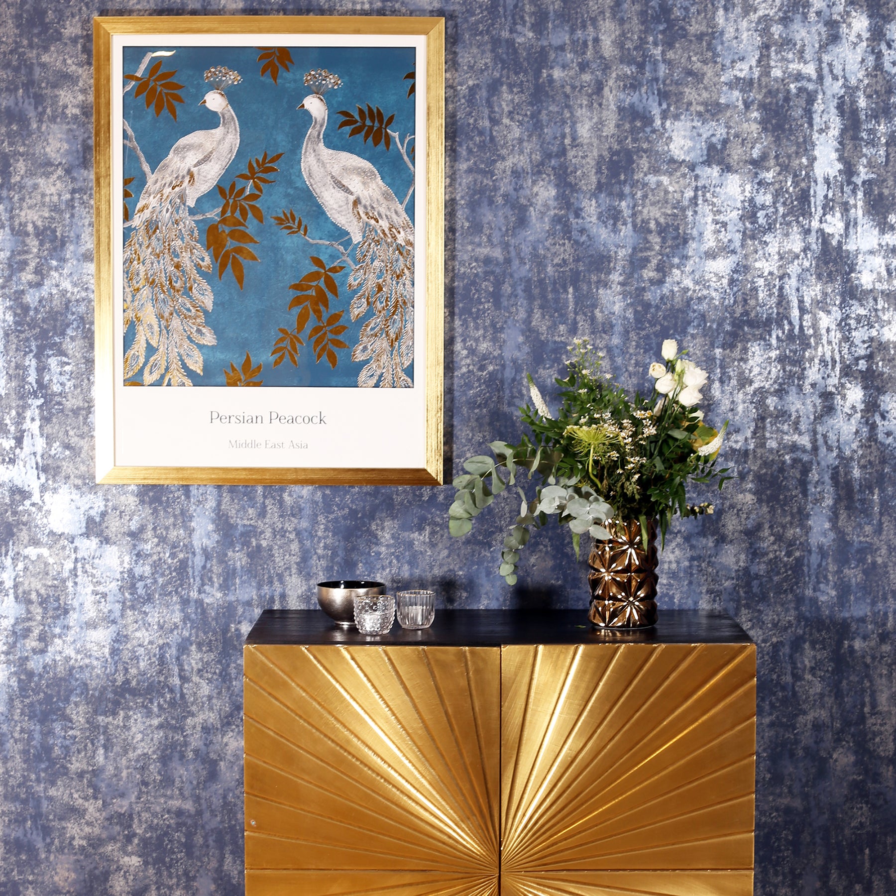 lloyd-blue-stone-texture-wallpaper-york-wallcoverings-ah902108 - York Wallcoverings Papel pintado