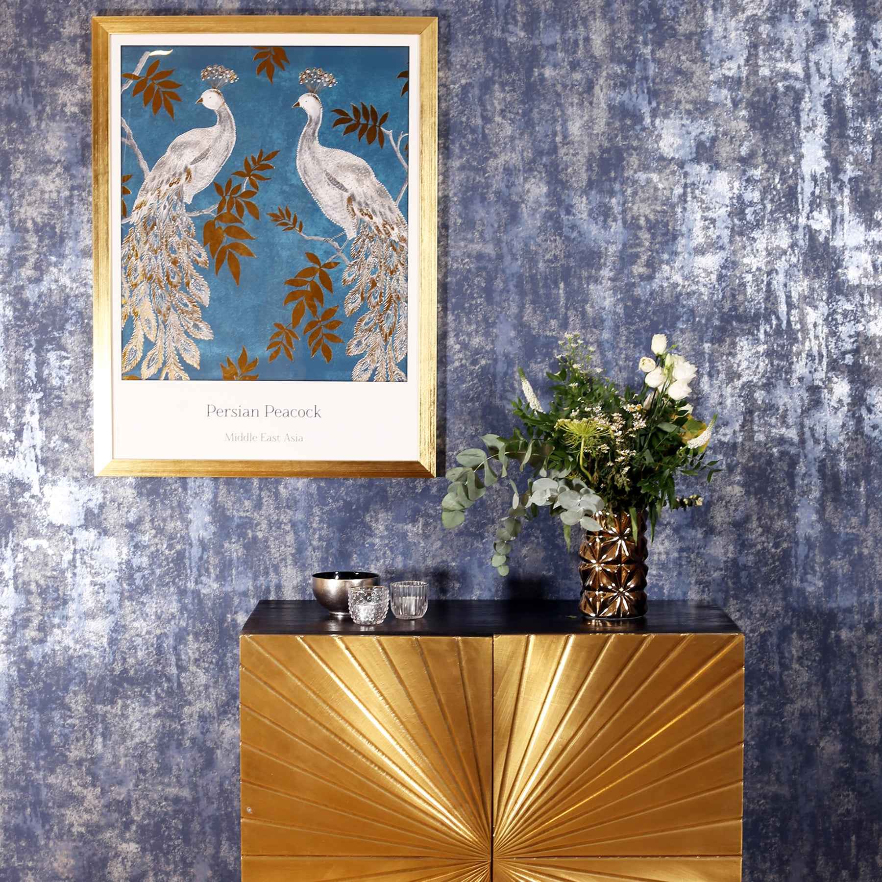 Lloyd Blue Stone Texture Wallpaper - York Wallcoverings - AH902108 - York Wallcoverings Wallpaper