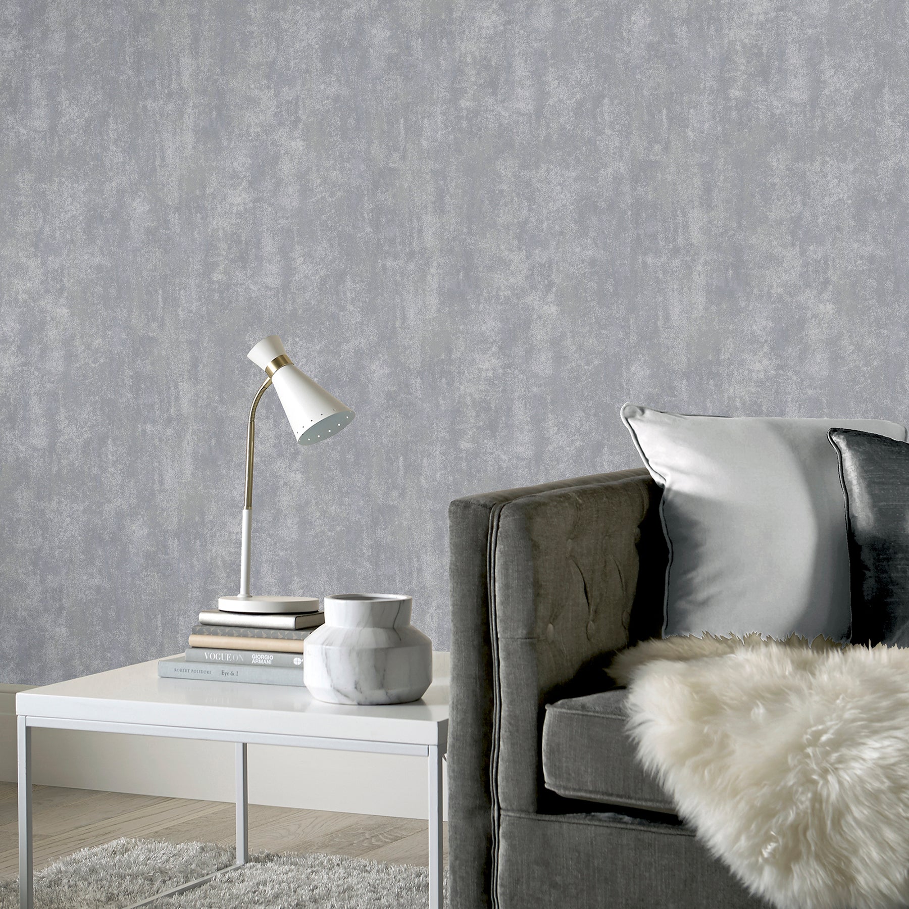lloyd-pewter-stone-texture-wallpaper-york-wallcoverings-ah902109 - York Wallcoverings Papel pintado