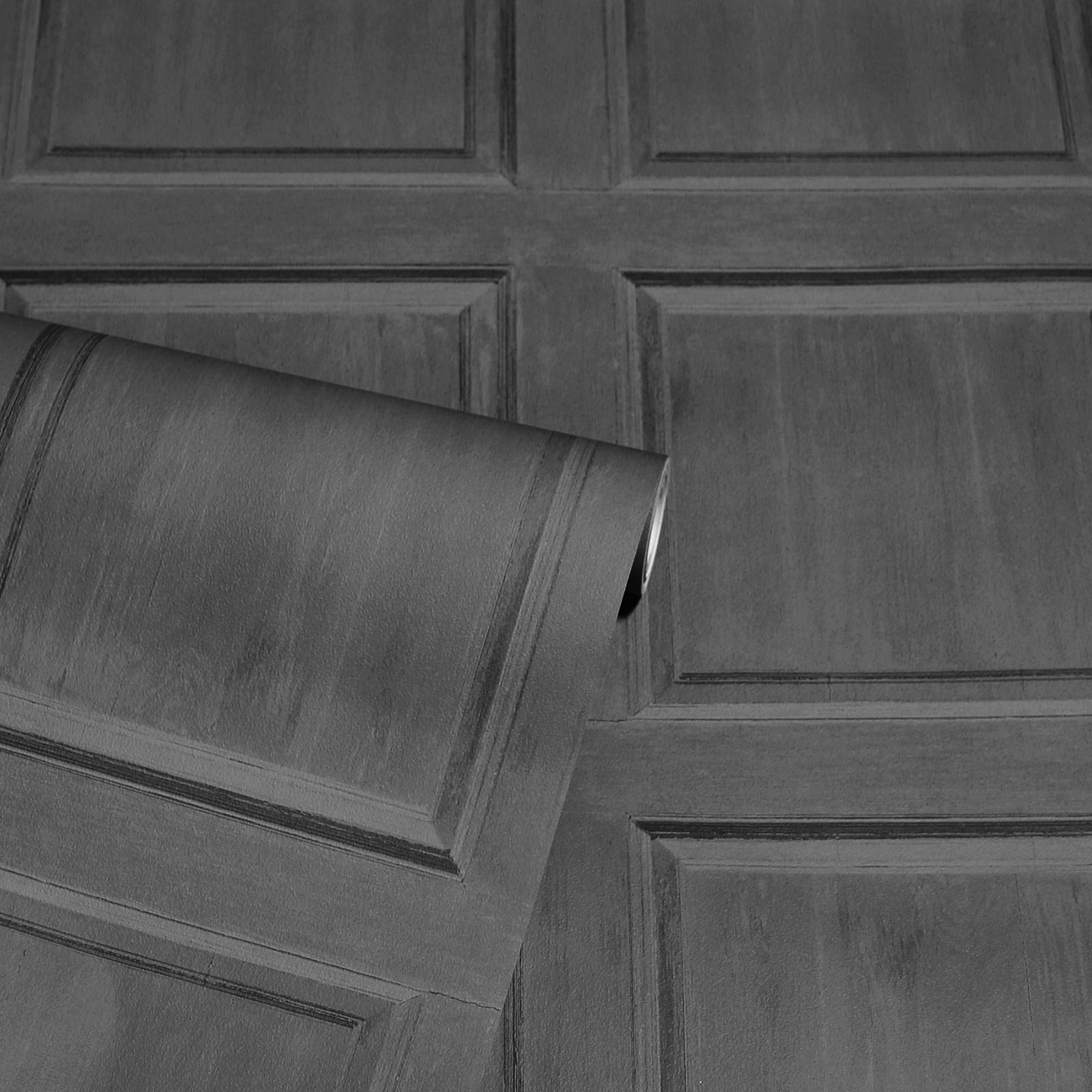 bellamy-charcoal-wooden-panel-wallpaper-york-wallcoverings-ah909600 - York Wallcoverings Papel pintado