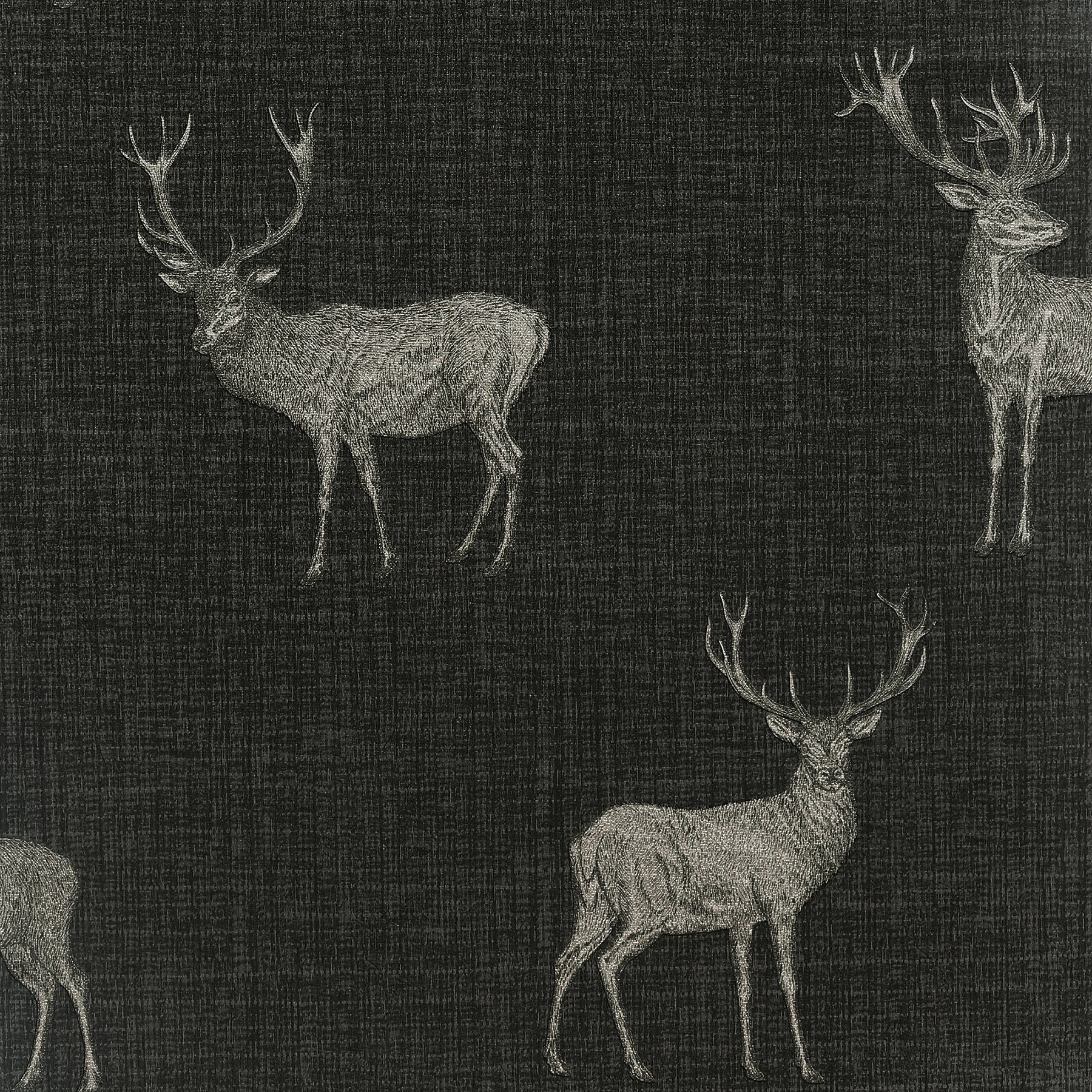 hank-charcoal-stag-wallpaper-york-wallcoverings-ah909607 - York Wallcoverings Papel pintado