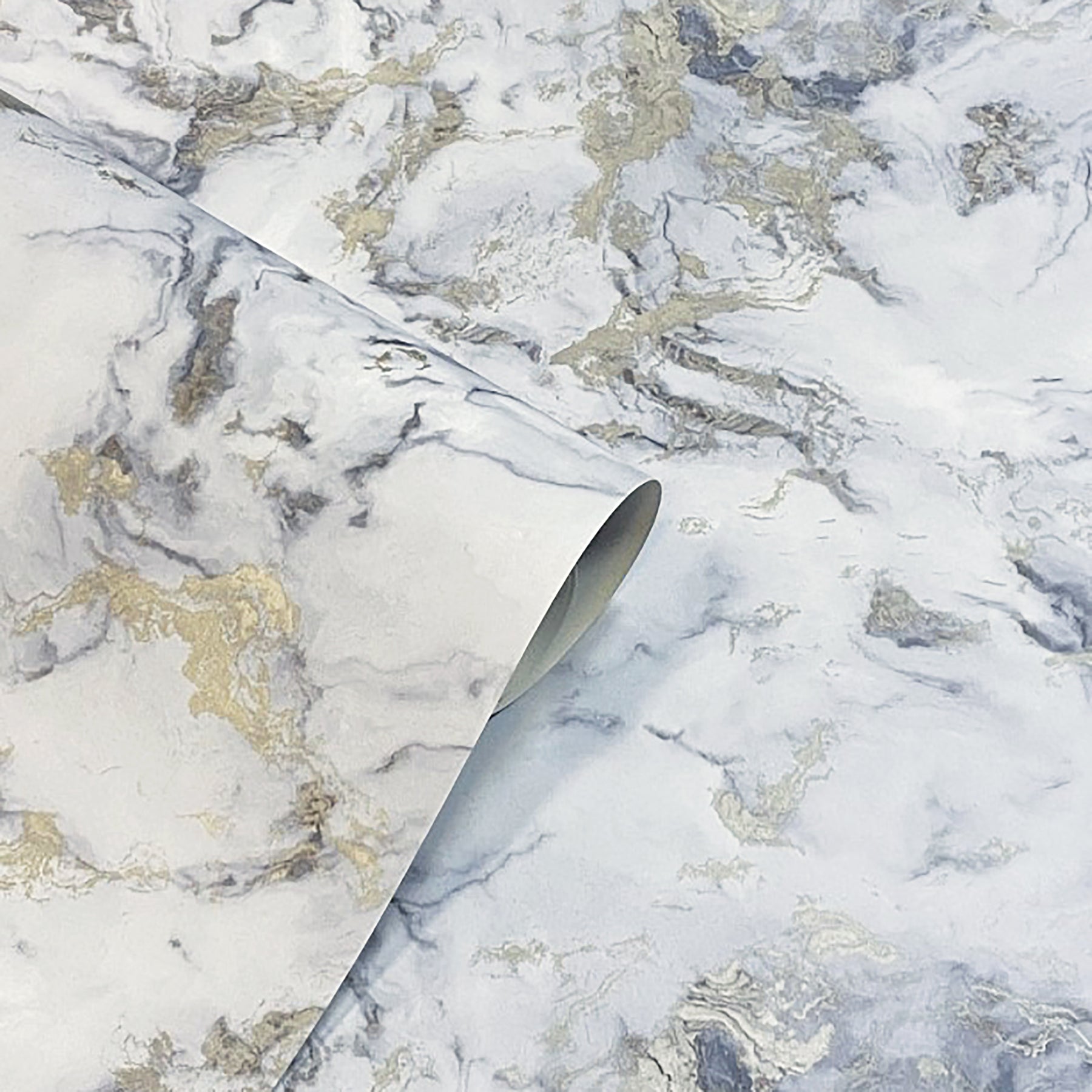 merrick-grey-marble-wallpaper-york-wallcoverings-ah923001 - York Wallcoverings Papel pintado