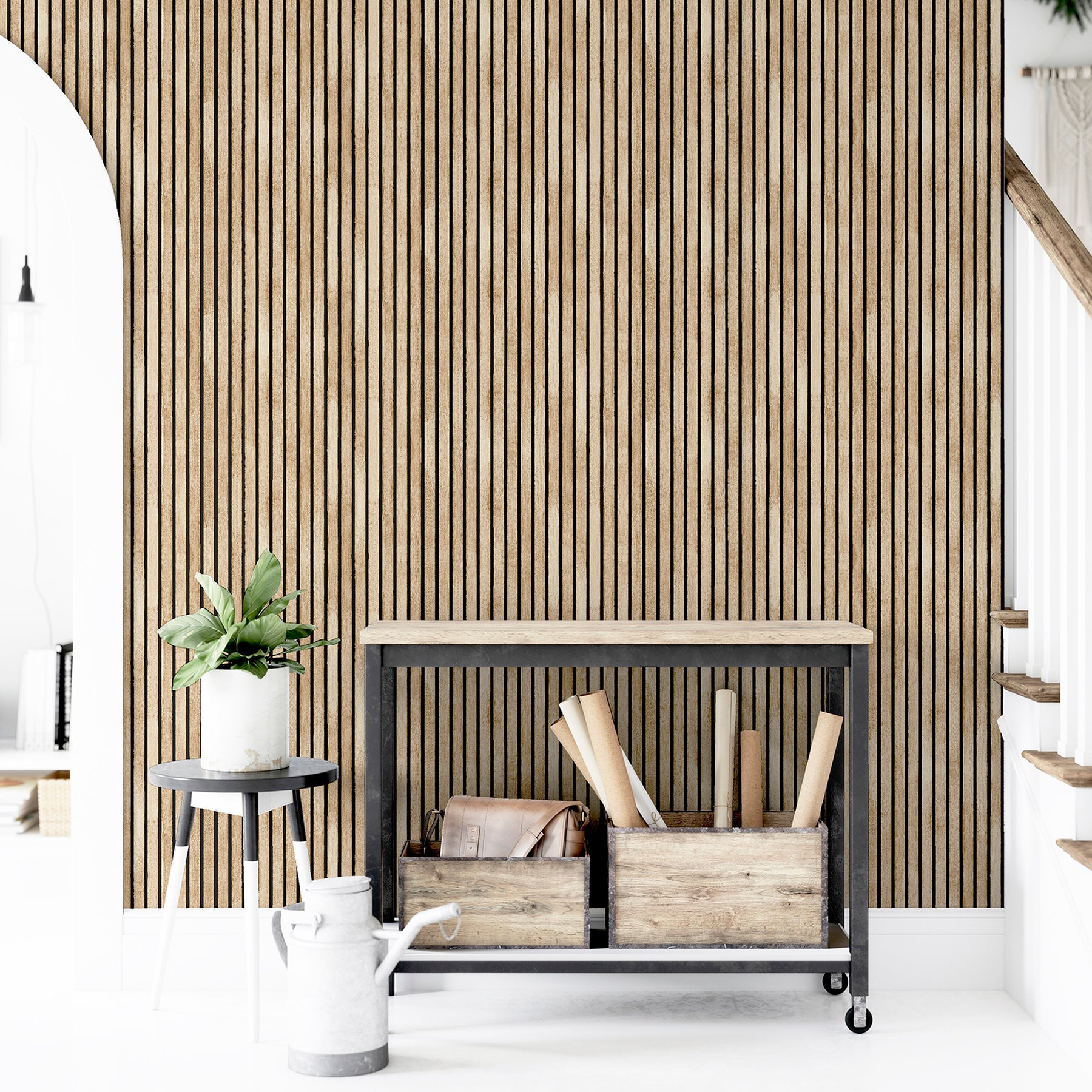 herman-light-brown-wood-wallpaper-york-wallcoverings-ah923800 - York Wallcoverings Wallpaper