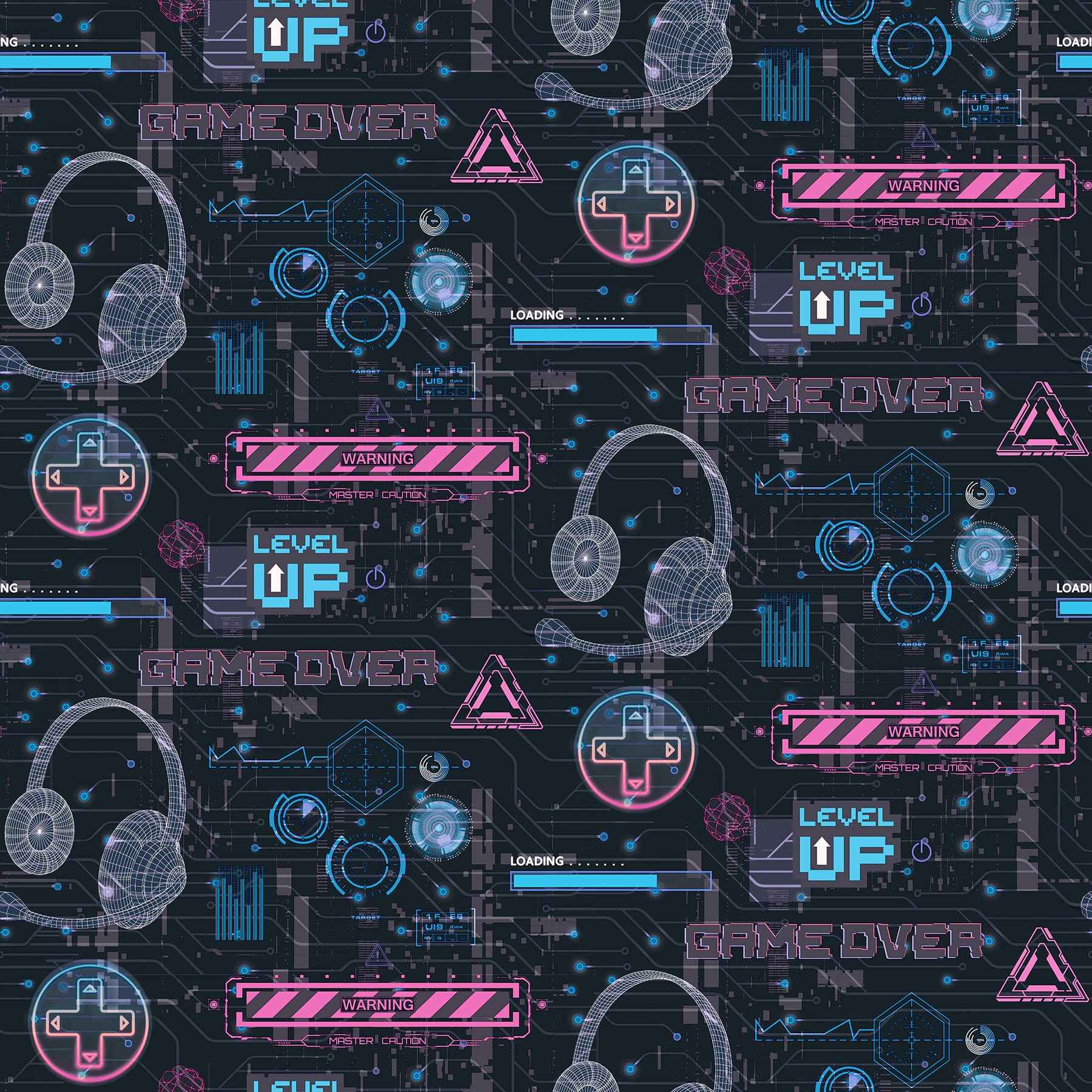 Casper Pink Gamer Wallpaper - York Wallcoverings - AH923803