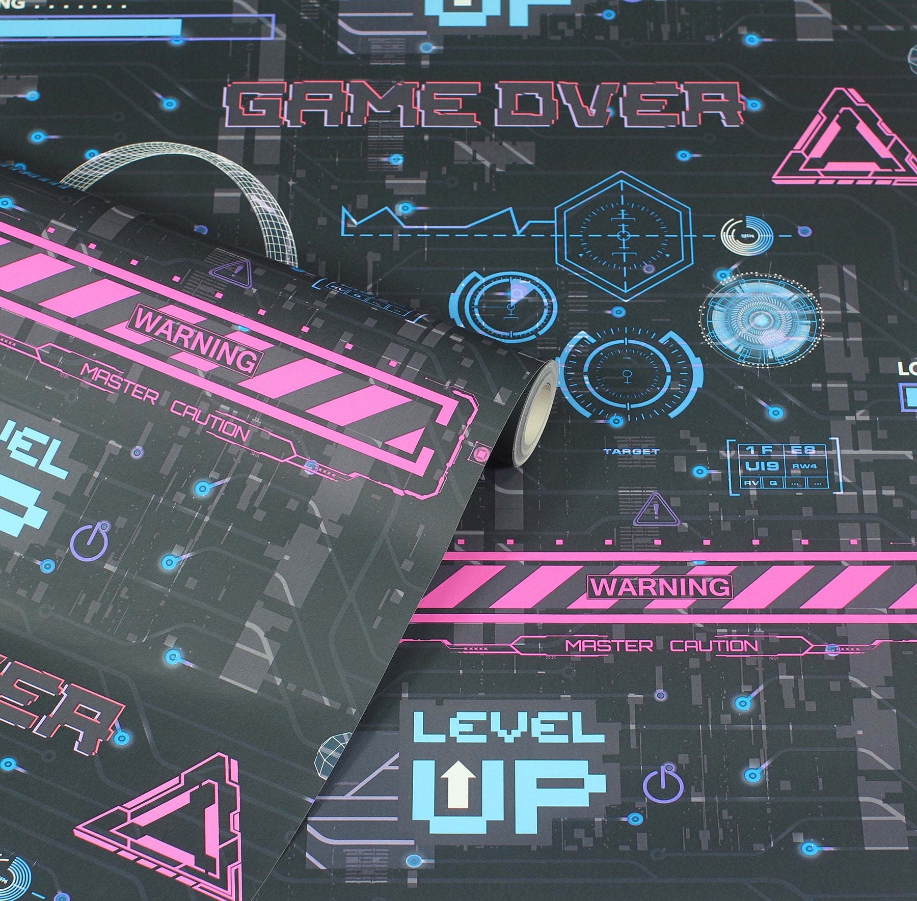 casper-pink-gamer-wallpaper-york-wallcoverings-ah923803 - York Wallcoverings Papel pintado
