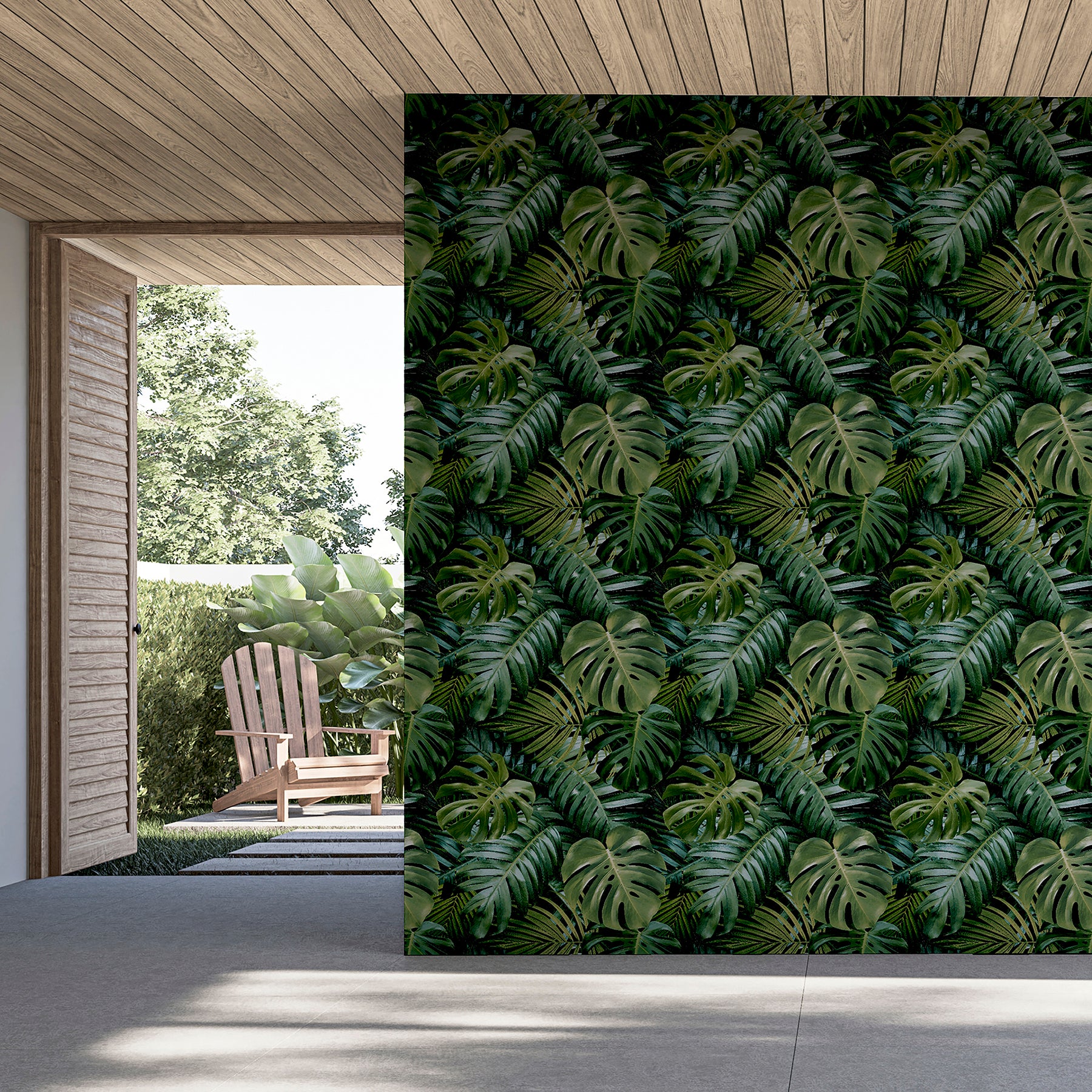 harlynn-green-monstera-wallpaper-york-wallcoverings-ah924108 - York Wallcoverings Wallpaper