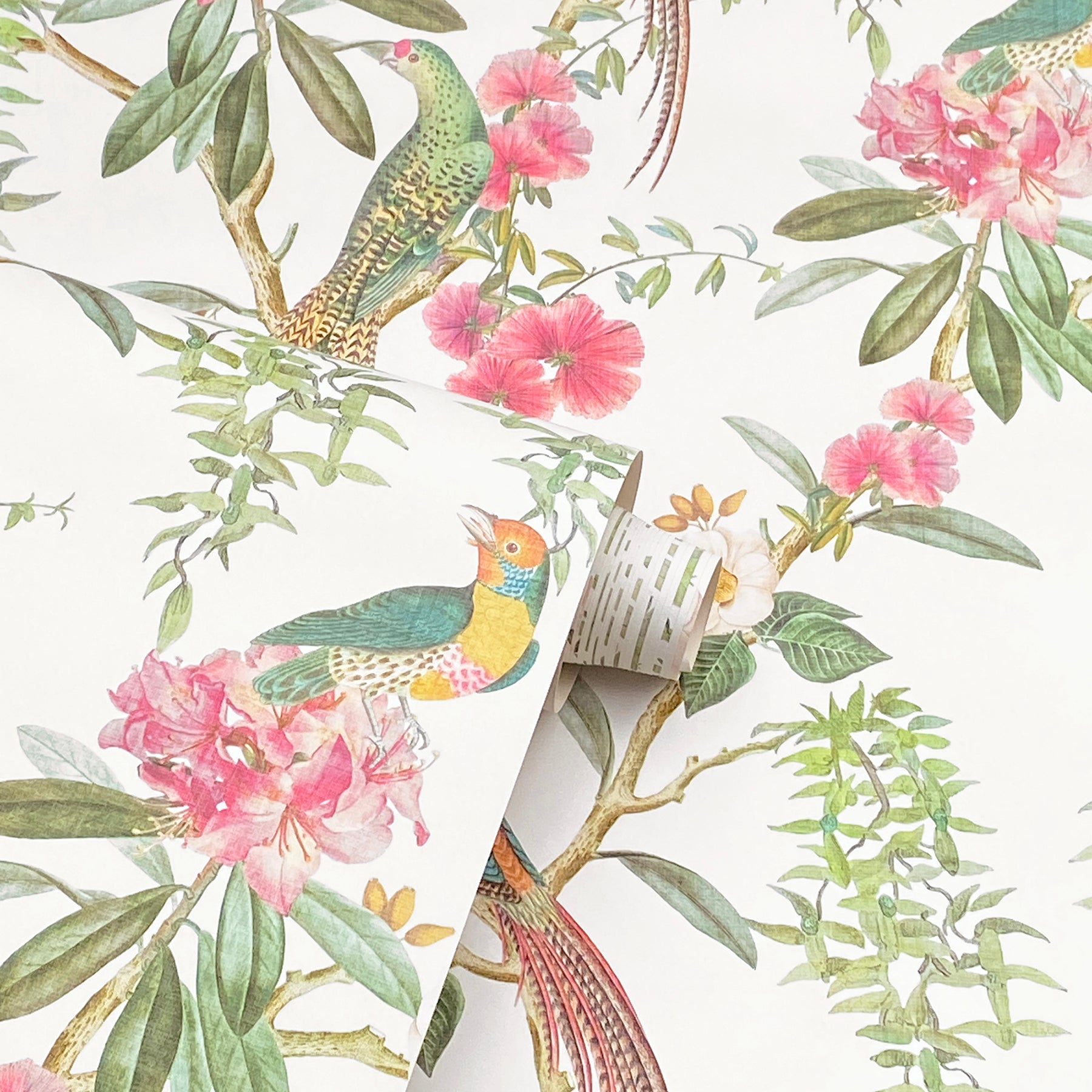 celine-pink-courtyard-garden-wallpaper-york-wallcoverings-ah924907 - York Wallcoverings Papel pintado