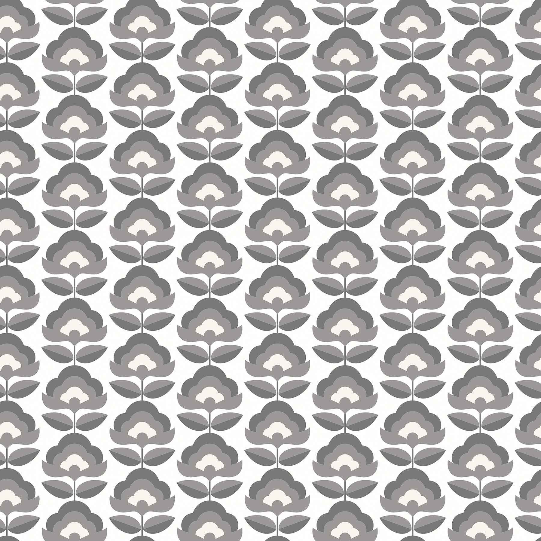 Retro Flower Chalkboard Peel and Stick Wallpaper - York Wallcoverings - HWA1173PU - York Wallcoverings Wallpaper