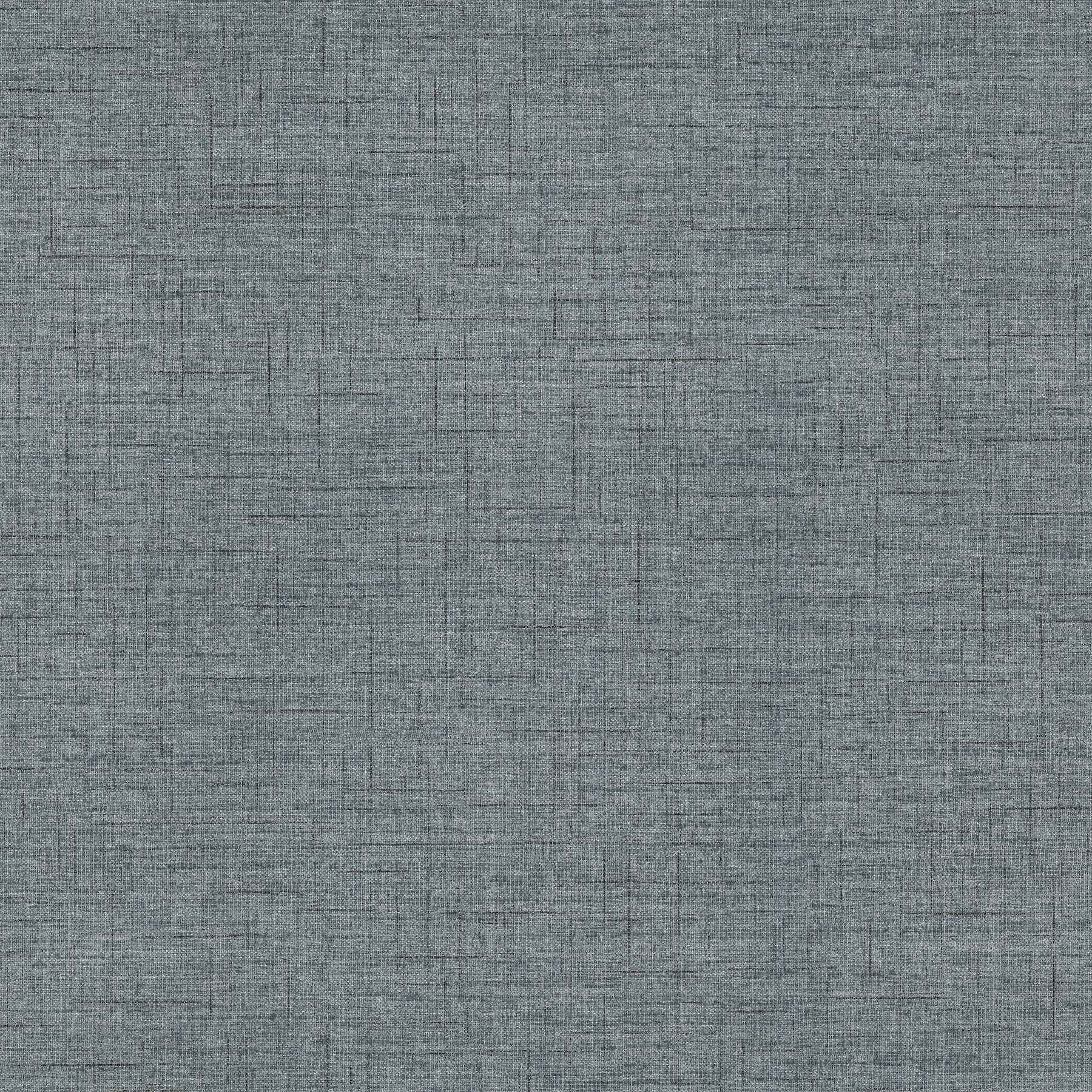 Leon Denim Faux Fabric Wallpaper - York Wallcoverings - 4207-5415