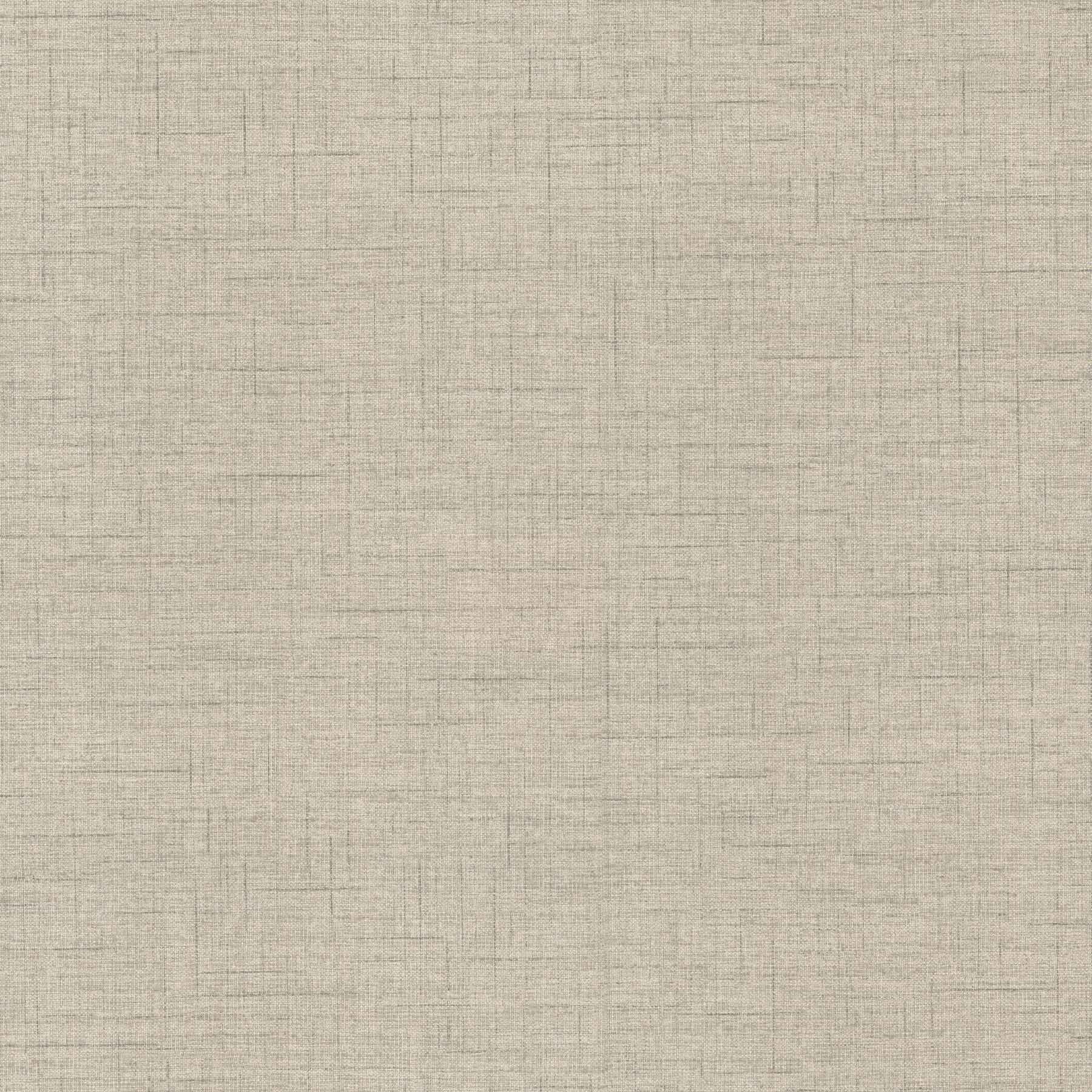 Leon Light Grey Faux Fabric Wallpaper - York Wallcoverings - 4207-5418 - York Wallcoverings Wallpaper