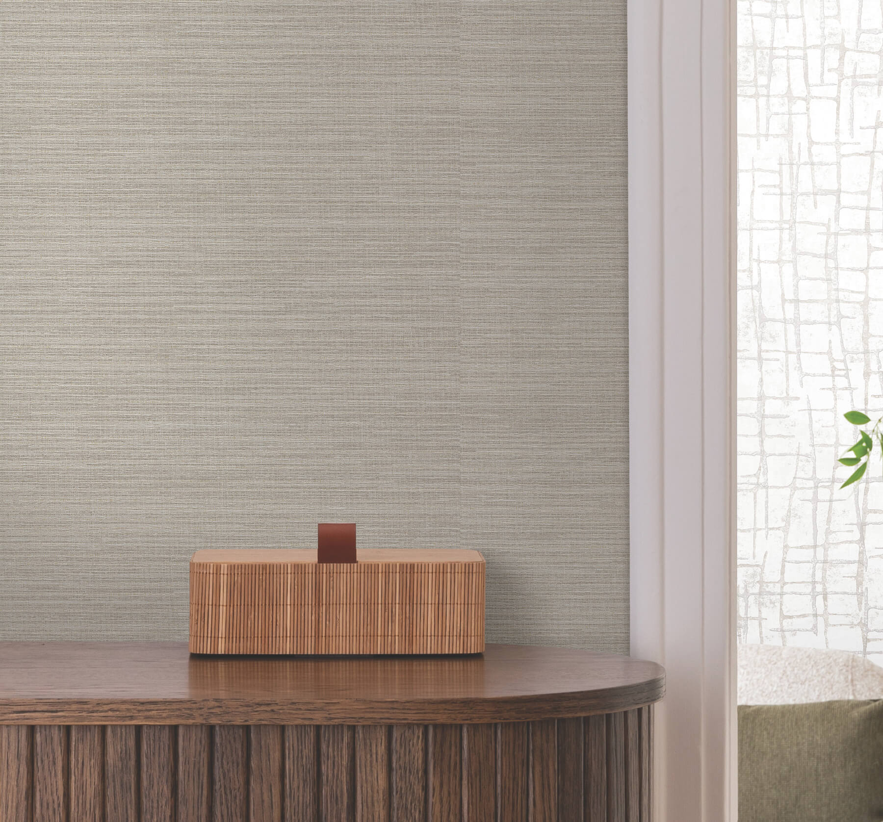 rhett-grey-striated-wallpaper-york-wallcoverings-4207-5428 - York Wallcoverings Papel pintado