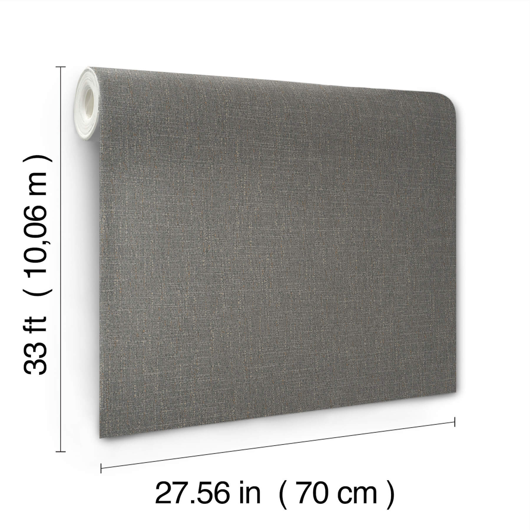 highland-tweed-charcoal-faux-fabric-wallpaper-york-wallcoverings-ma34916 - York Wallcoverings Wallpaper