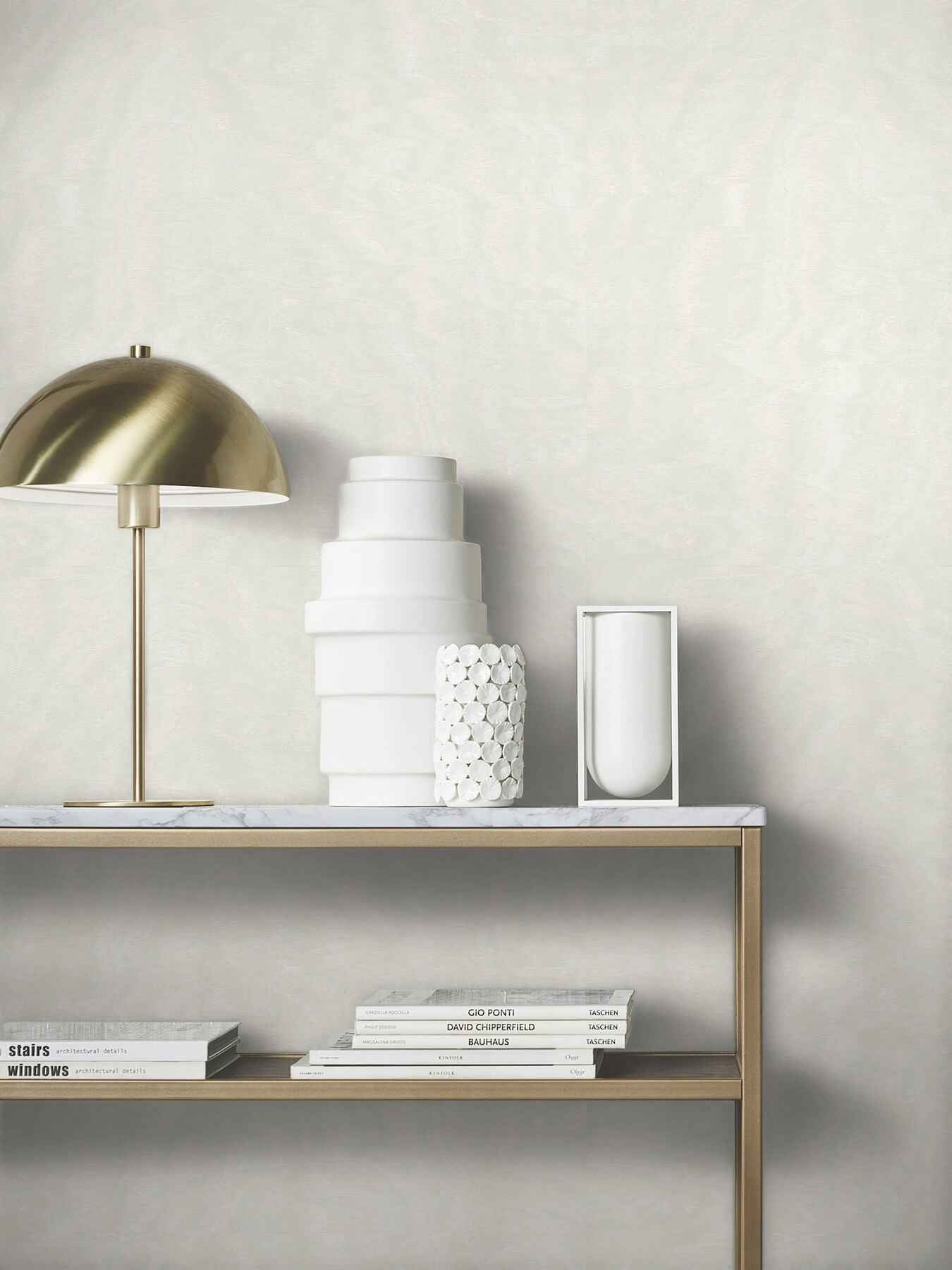 Shimmering Moire White Textured Wallpaper - York Wallcoverings - MA34921 - York Wallcoverings Wallpaper