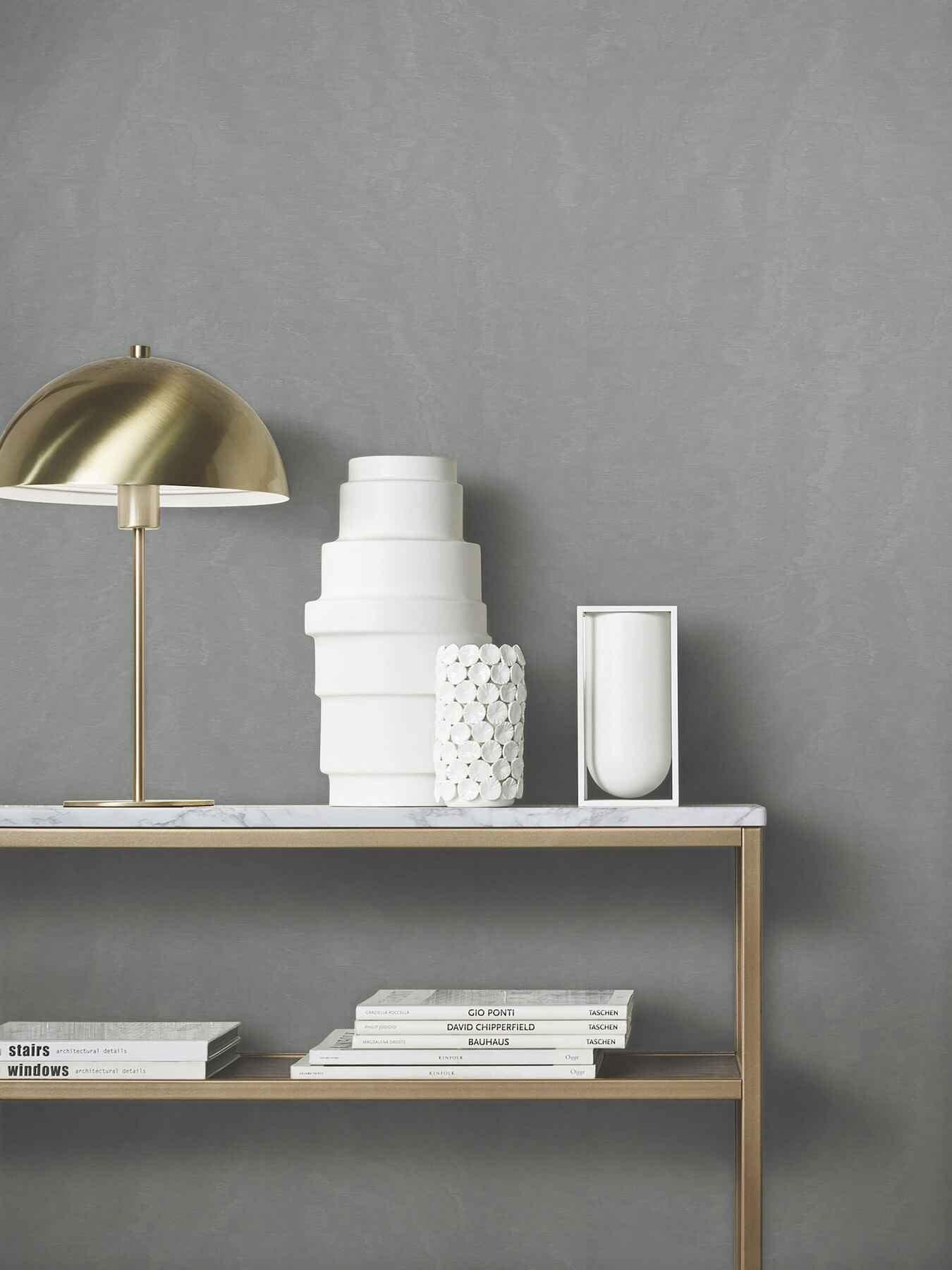 Shimmering Moire Pewter Textured Wallpaper - York Wallcoverings - MA34924 - York Wallcoverings Wallpaper