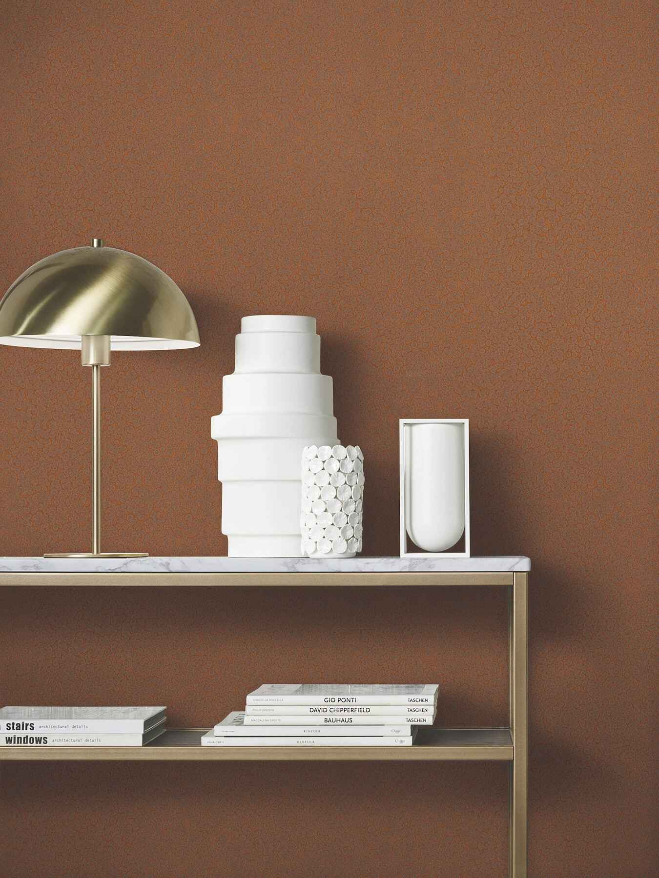 Hudson Copper Hammered Metal Wallpaper - York Wallcoverings - MA34958 - York Wallcoverings Wallpaper