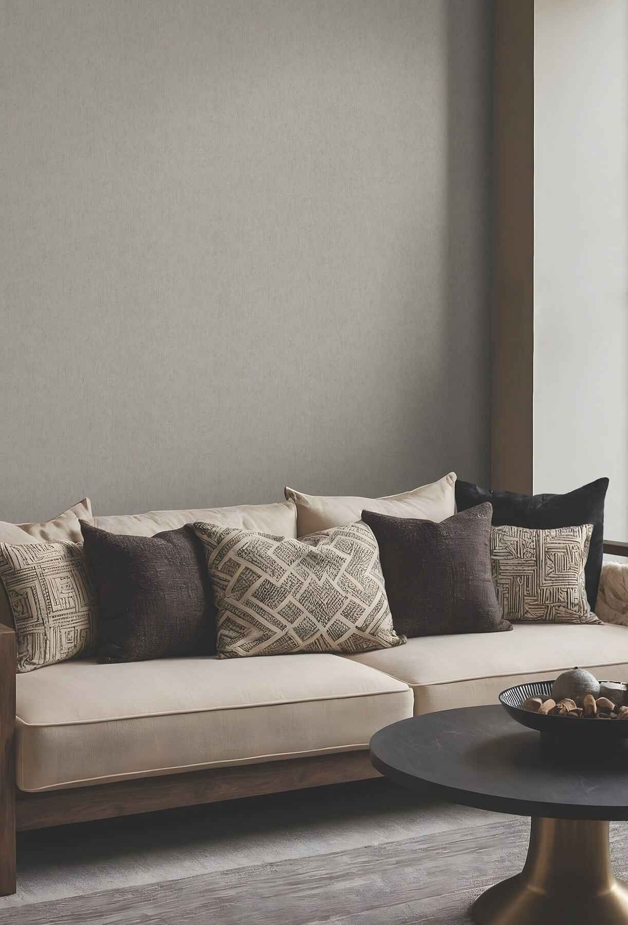 Dustan Taupe Distressed Wallpaper - York Wallcoverings - MA35525 - York Wallcoverings Wallpaper