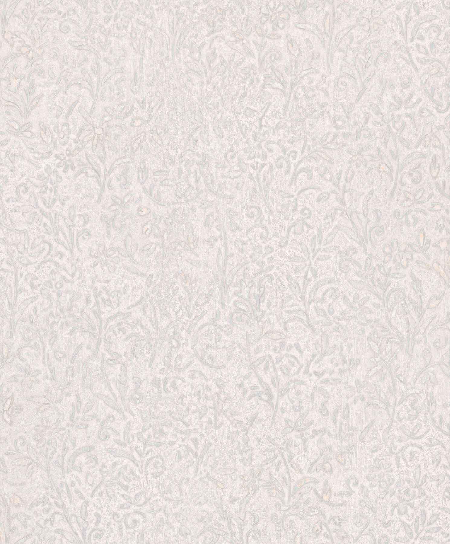 Sculpted Floral Aqua Relief Wallpaper - York Wallcoverings - MA35529 - York Wallcoverings Wallpaper