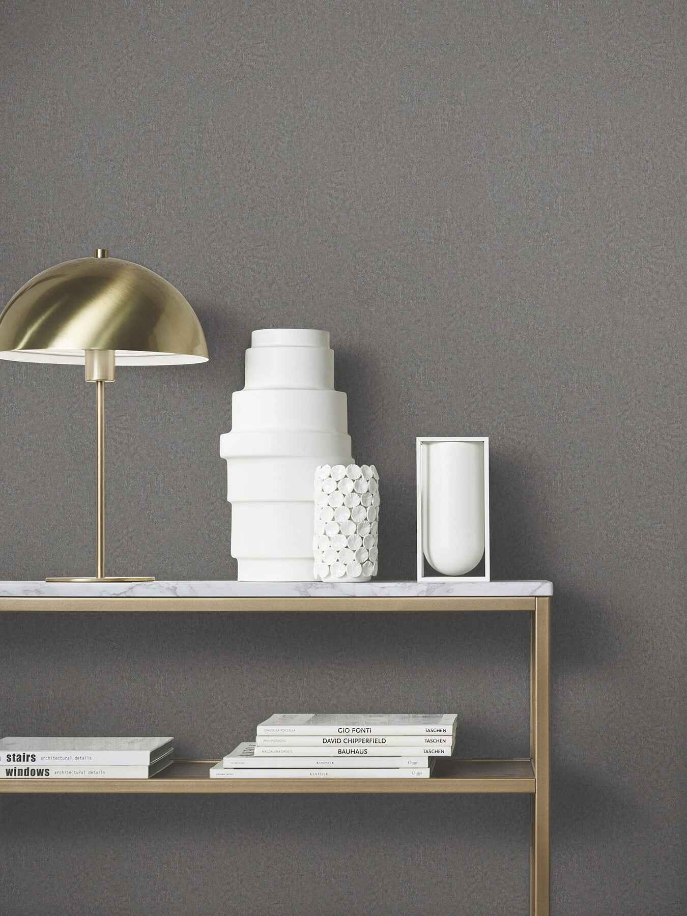 Jemma Dark Grey Distressed Wallpaper - York Wallcoverings - MA35541 - York Wallcoverings Wallpaper