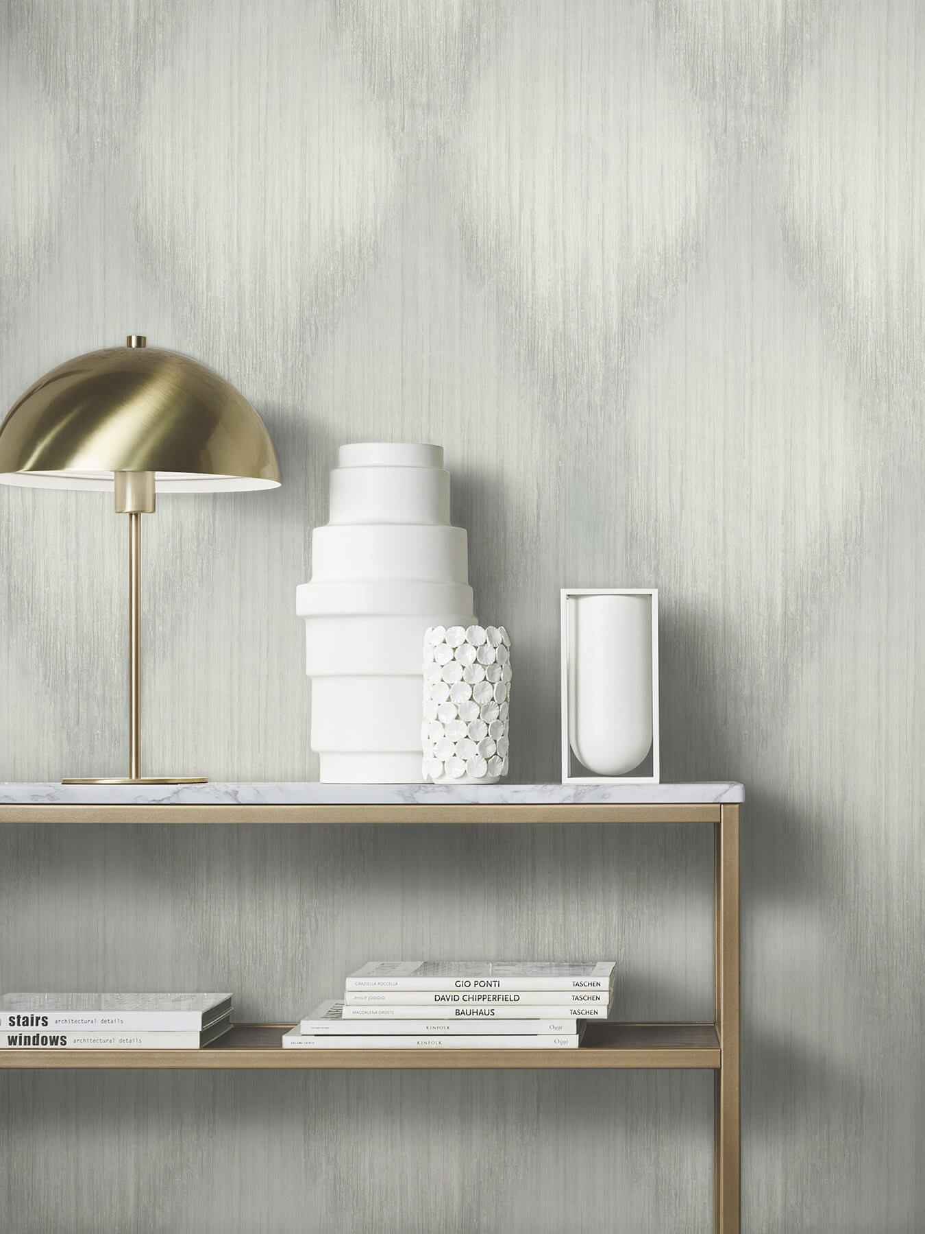 Starfall Sage Metallic Ikat Wallpaper - York Wallcoverings - MA35803 - York Wallcoverings Wallpaper