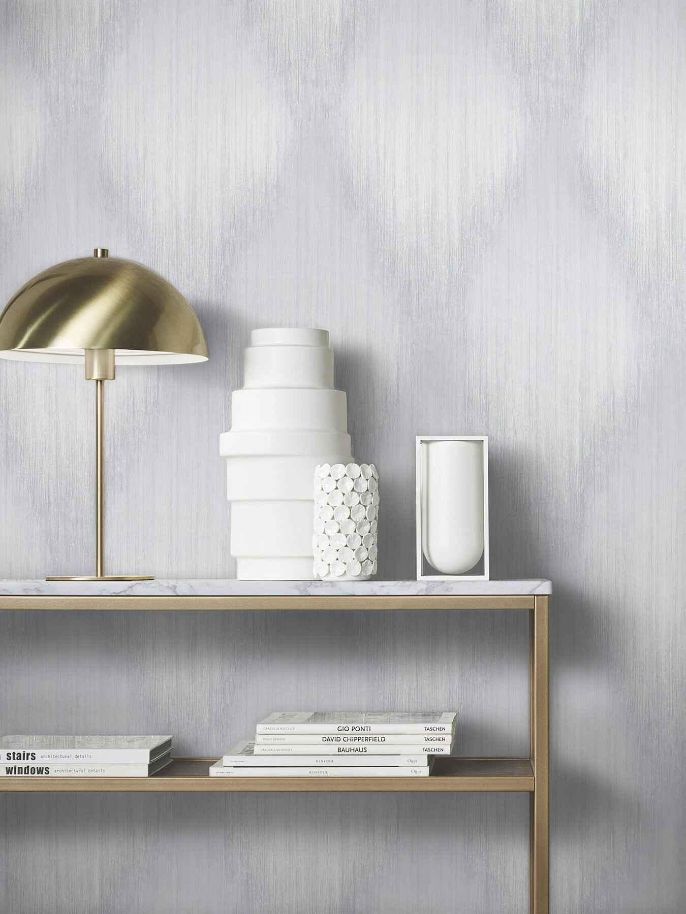 Starfall Grey Metallic Ikat Wallpaper - York Wallcoverings - MA35807 - York Wallcoverings Wallpaper