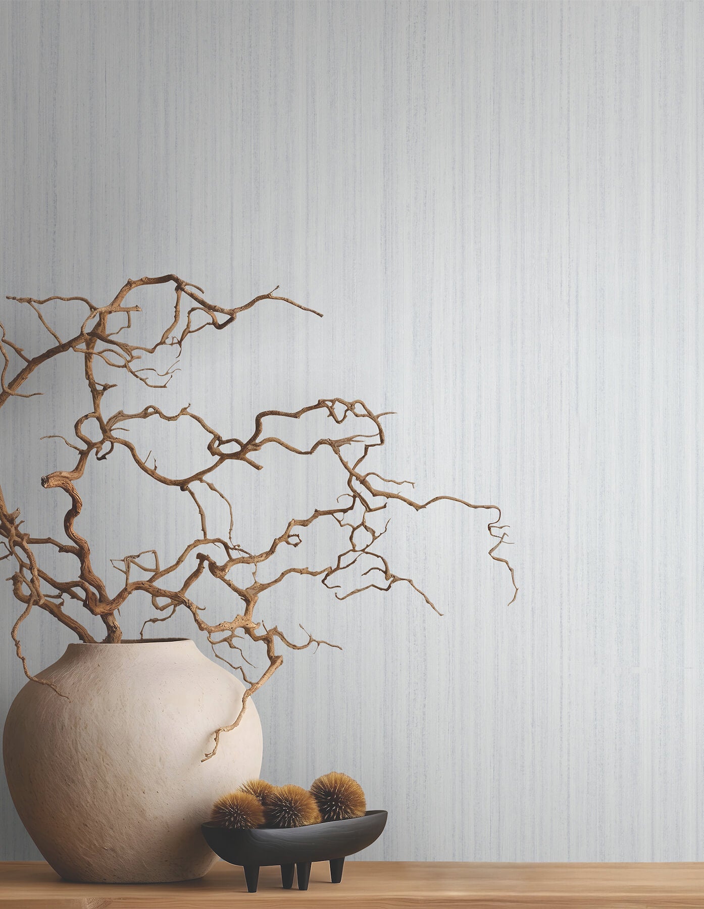 indra-light-grey-striated-wallpaper-york-wallcoverings-ma35832 - York Wallcoverings Wallpaper
