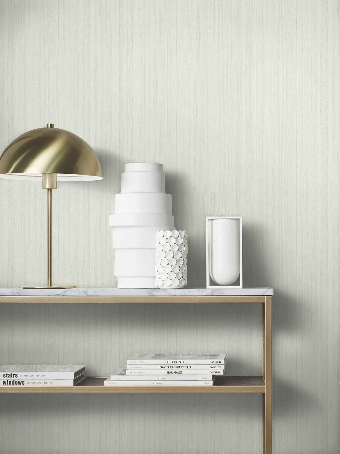 Indra Sage Striated Wallpaper - York Wallcoverings - MA35836 - York Wallcoverings Wallpaper