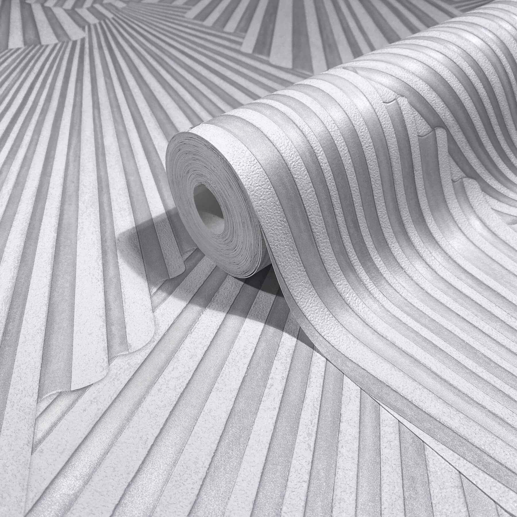 Lumiere Off-White Deco Geo Wallpaper - York Wallcoverings - MA35846 - York Wallcoverings Wallpaper