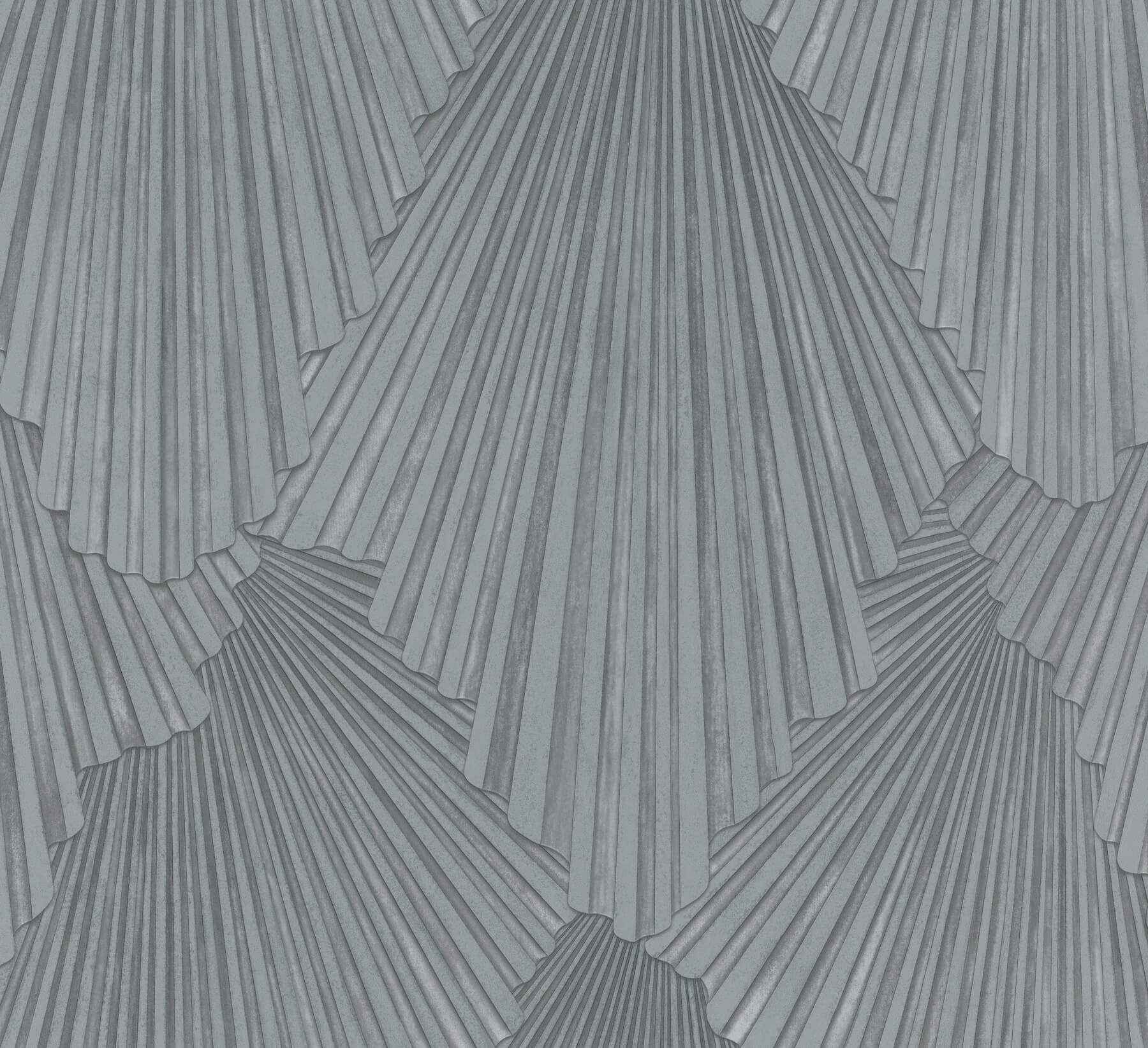 Lumiere Pewter Deco Geo Wallpaper - York Wallcoverings - MA35849 - York Wallcoverings Wallpaper