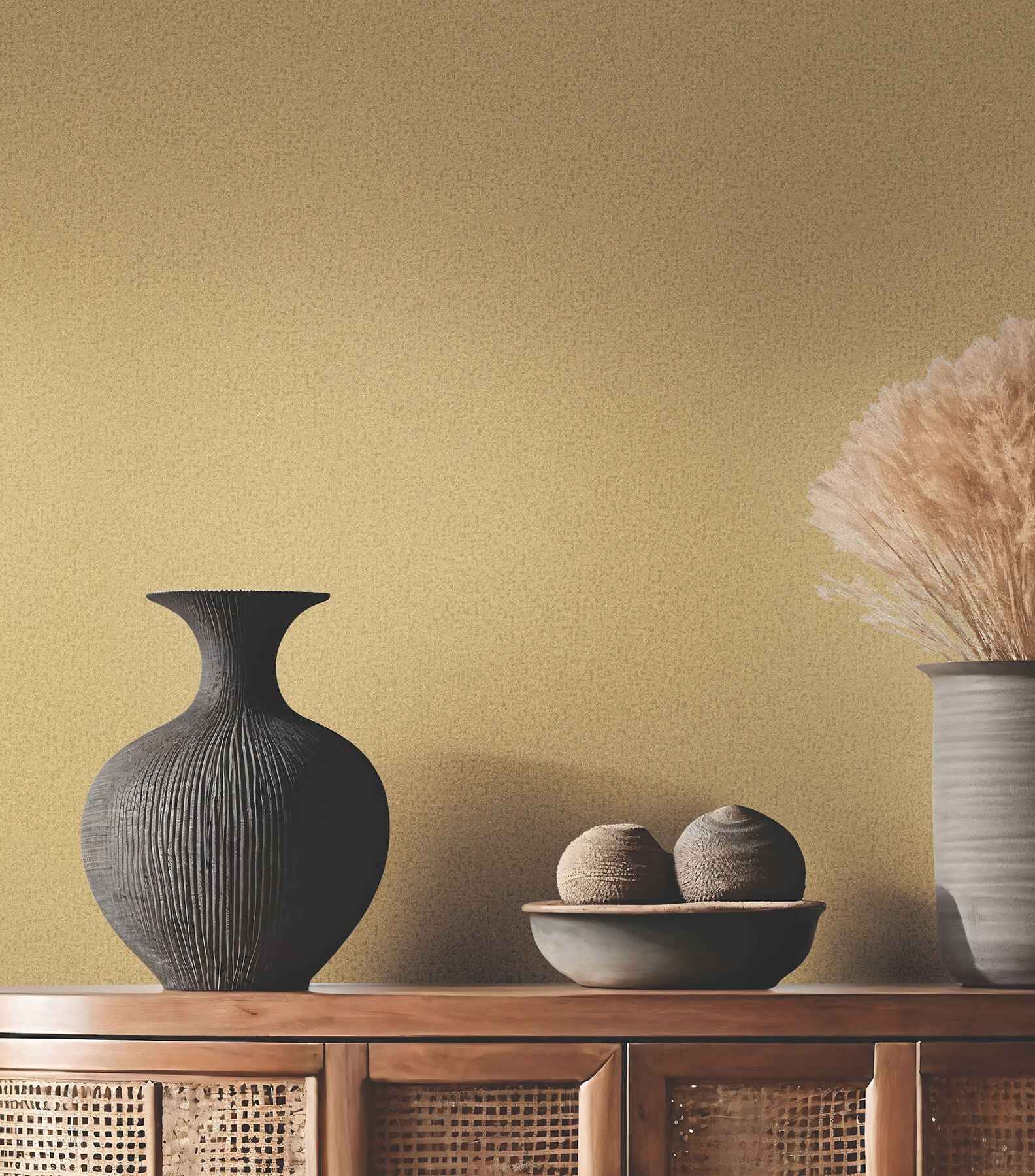 Eastwind Gold Texture Wallpaper - York Wallcoverings - MA35852 - York Wallcoverings Wallpaper