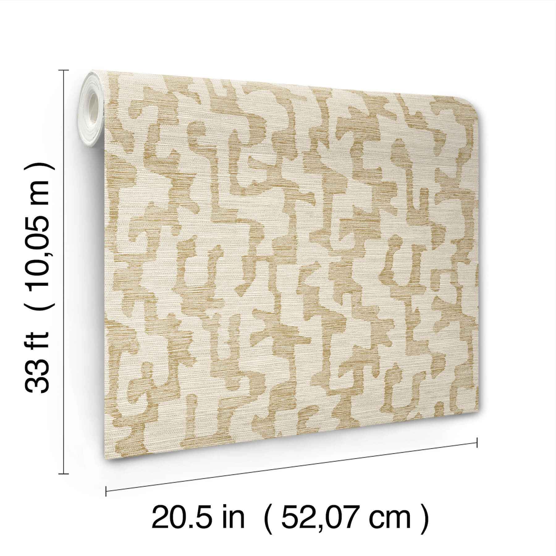 Cipher Chestnut Geometric Faux Grasscloth Wallpaper - York Wallcoverings - 4177-27700 - York Wallcoverings Wallpaper