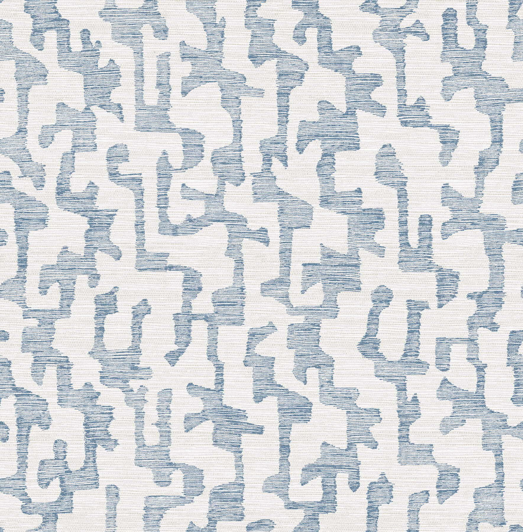 cipher-blue-geometric-faux-grasscloth-wallpaper-york-wallcoverings-4177-27701 - York Wallcoverings Wallpaper