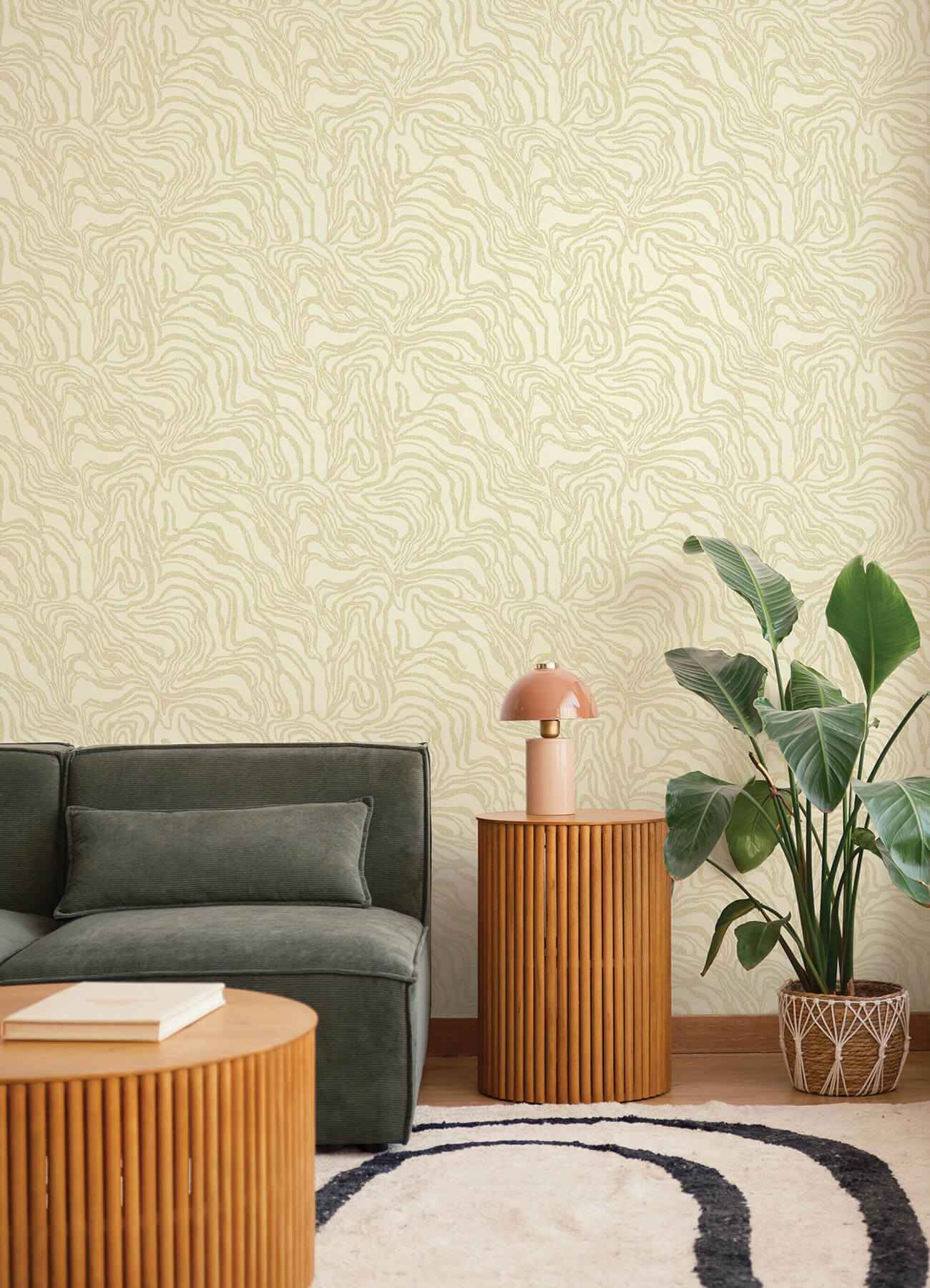 Massar Gold Modern Marbled Wallpaper - York Wallcoverings - 4177-27705 - York Wallcoverings Wallpaper