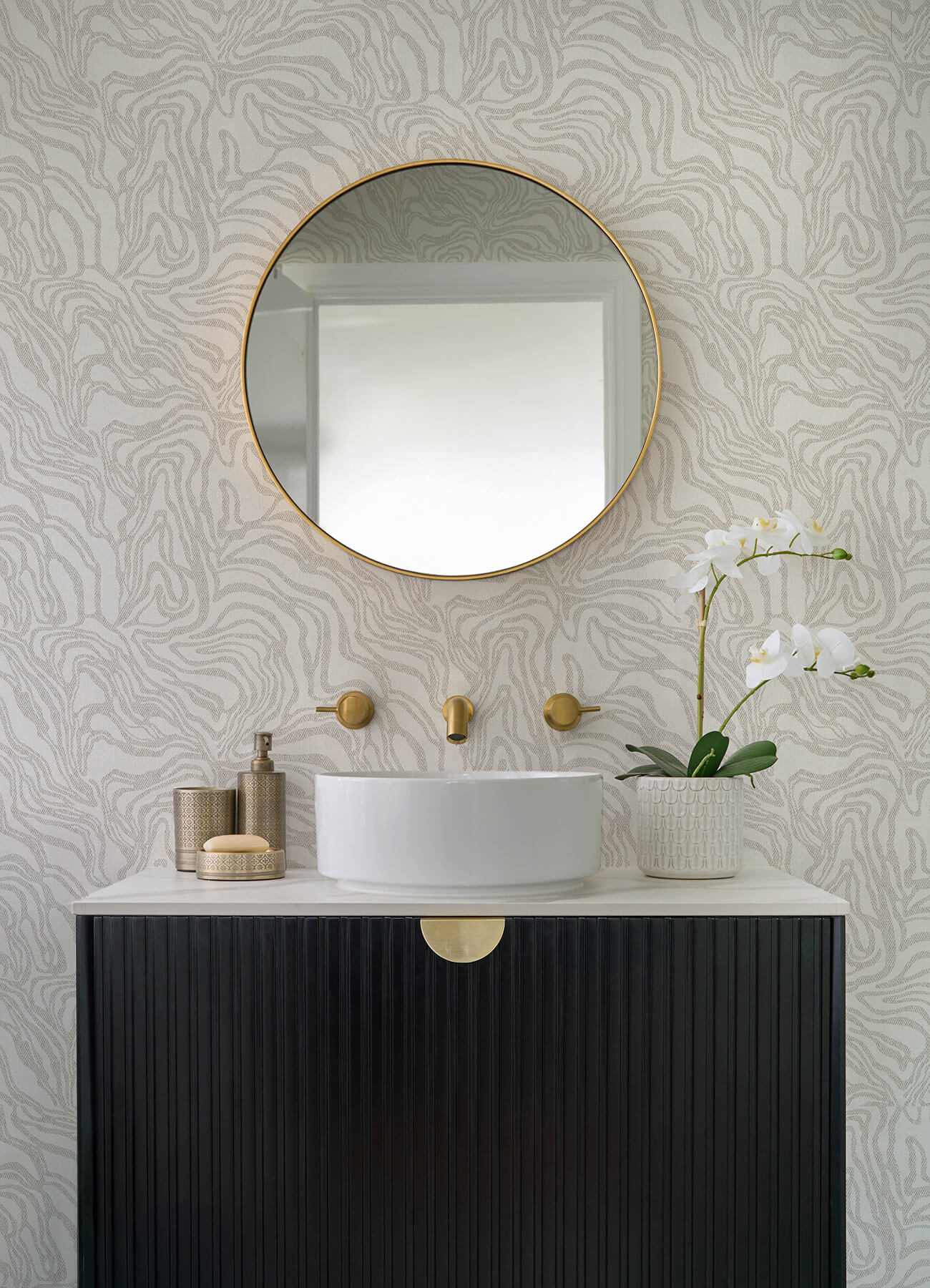 massar-taupe-modern-marbled-wallpaper-york-wallcoverings-4177-27706 - York Wallcoverings Papel pintado