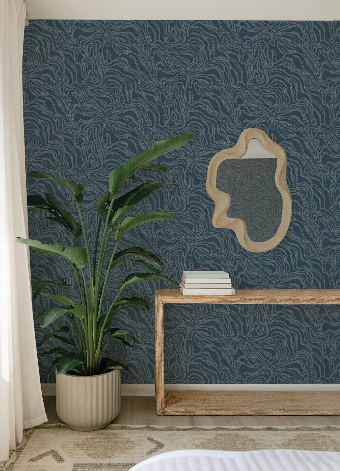 massar-teal-modern-marbled-wallpaper-york-wallcoverings-4177-27707 - York Wallcoverings Papel pintado