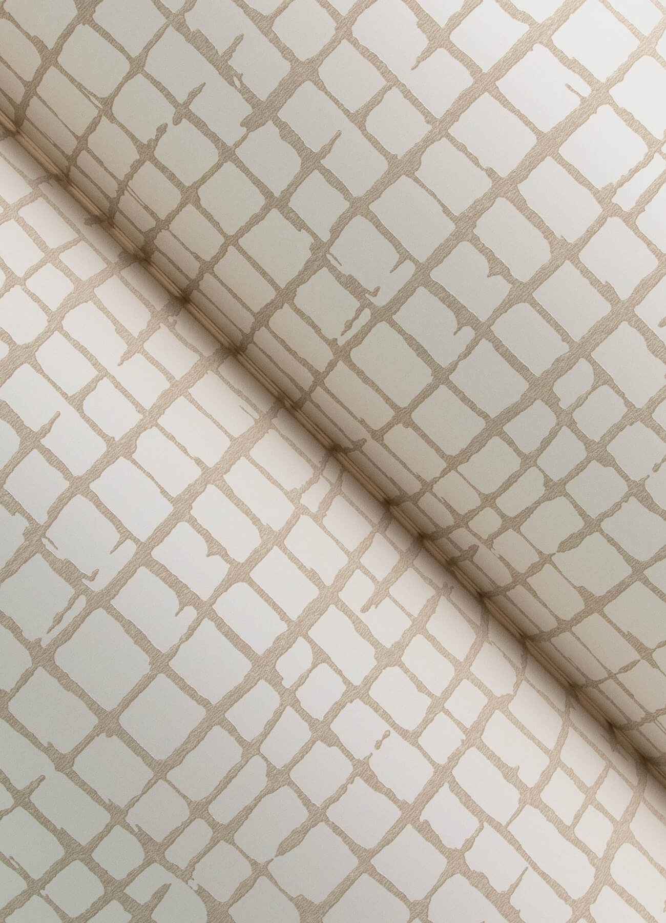 Albin Beige Gridline Wallpaper - York Wallcoverings - 4177-27716 - York Wallcoverings Wallpaper