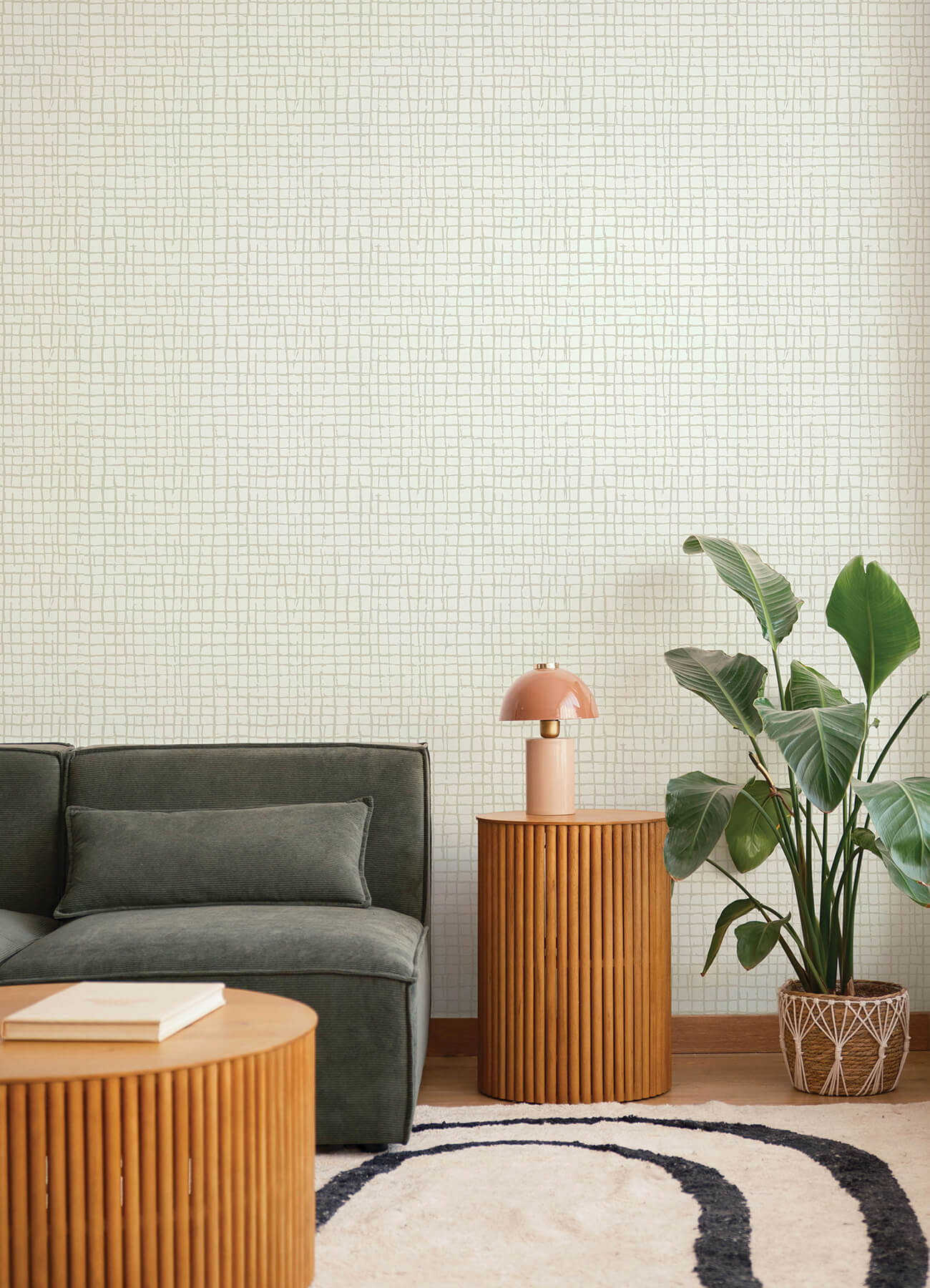 albin-beige-gridline-wallpaper-york-wallcoverings-4177-27716 - York Wallcoverings Papel pintado