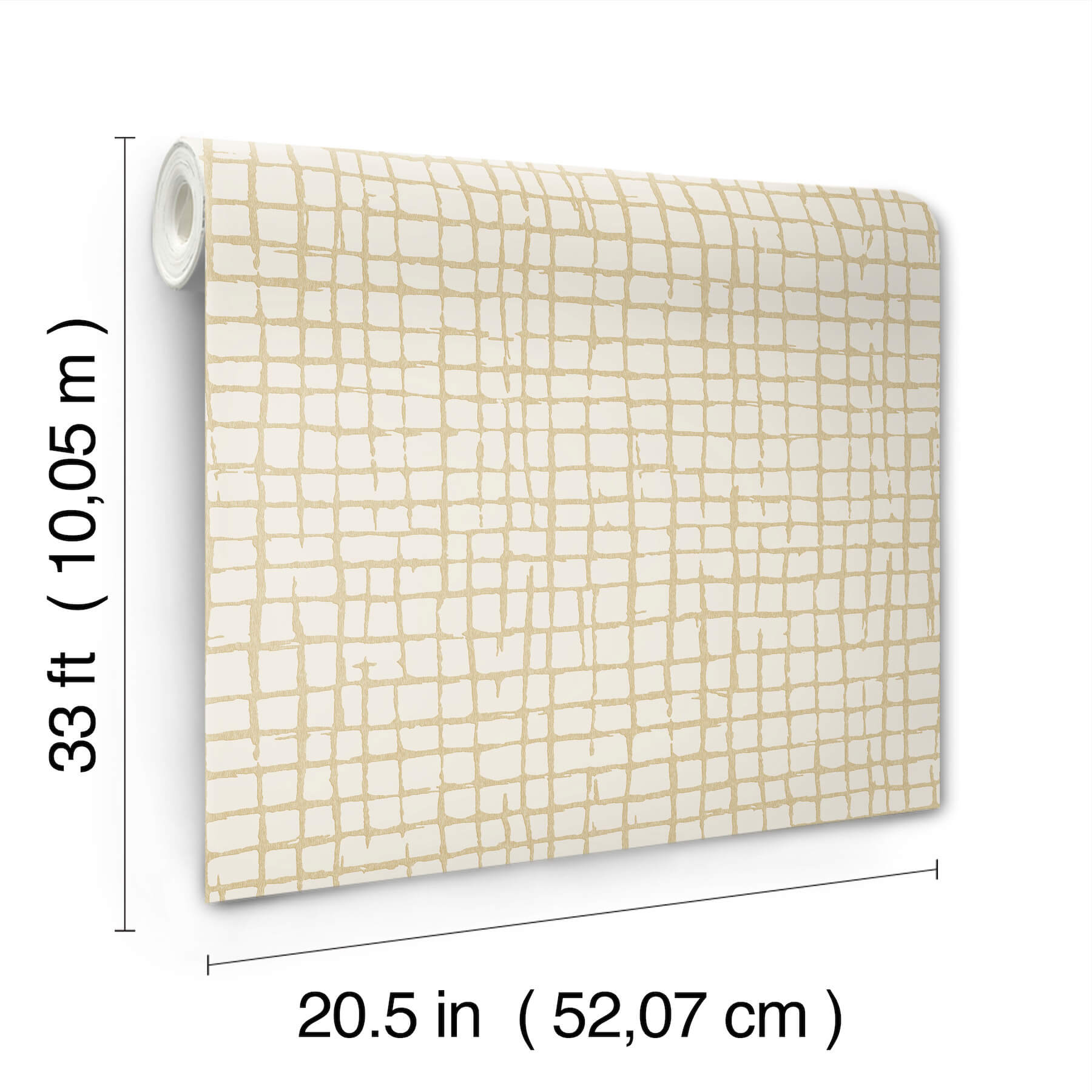 albin-pearl-gridline-wallpaper-york-wallcoverings-4177-27717 - York Wallcoverings Papel pintado