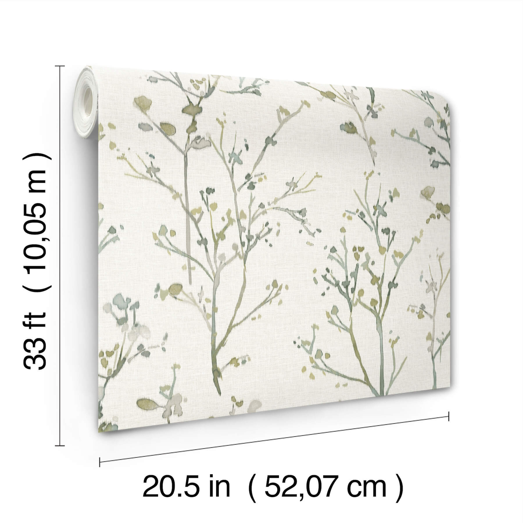 silverling-moss-budding-branches-wallpaper-york-wallcoverings-4177-27719 - York Wallcoverings Papel pintado